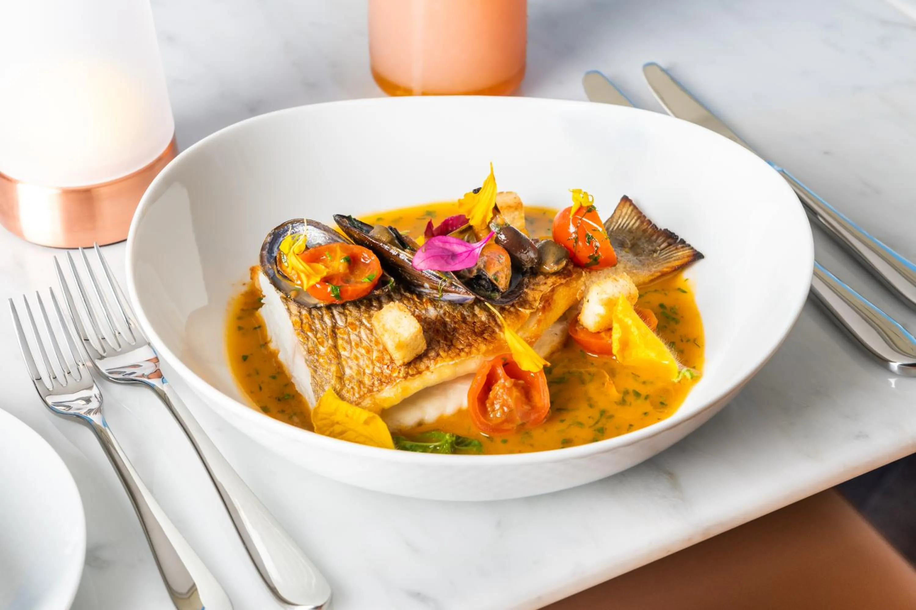 Food in JA Palm Tree Court, Dubai