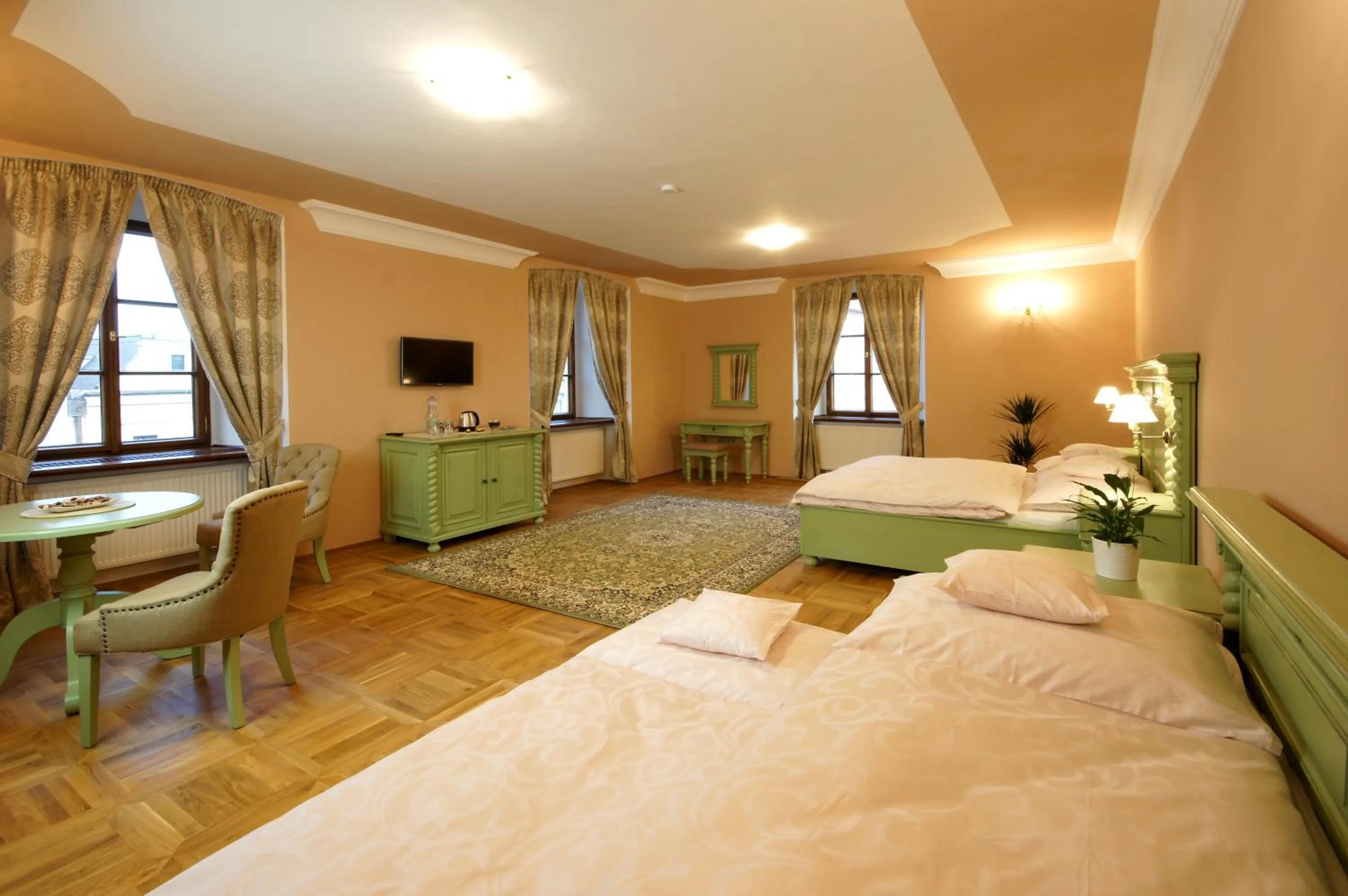 Bedroom, Bed in Palace Kutná Hora