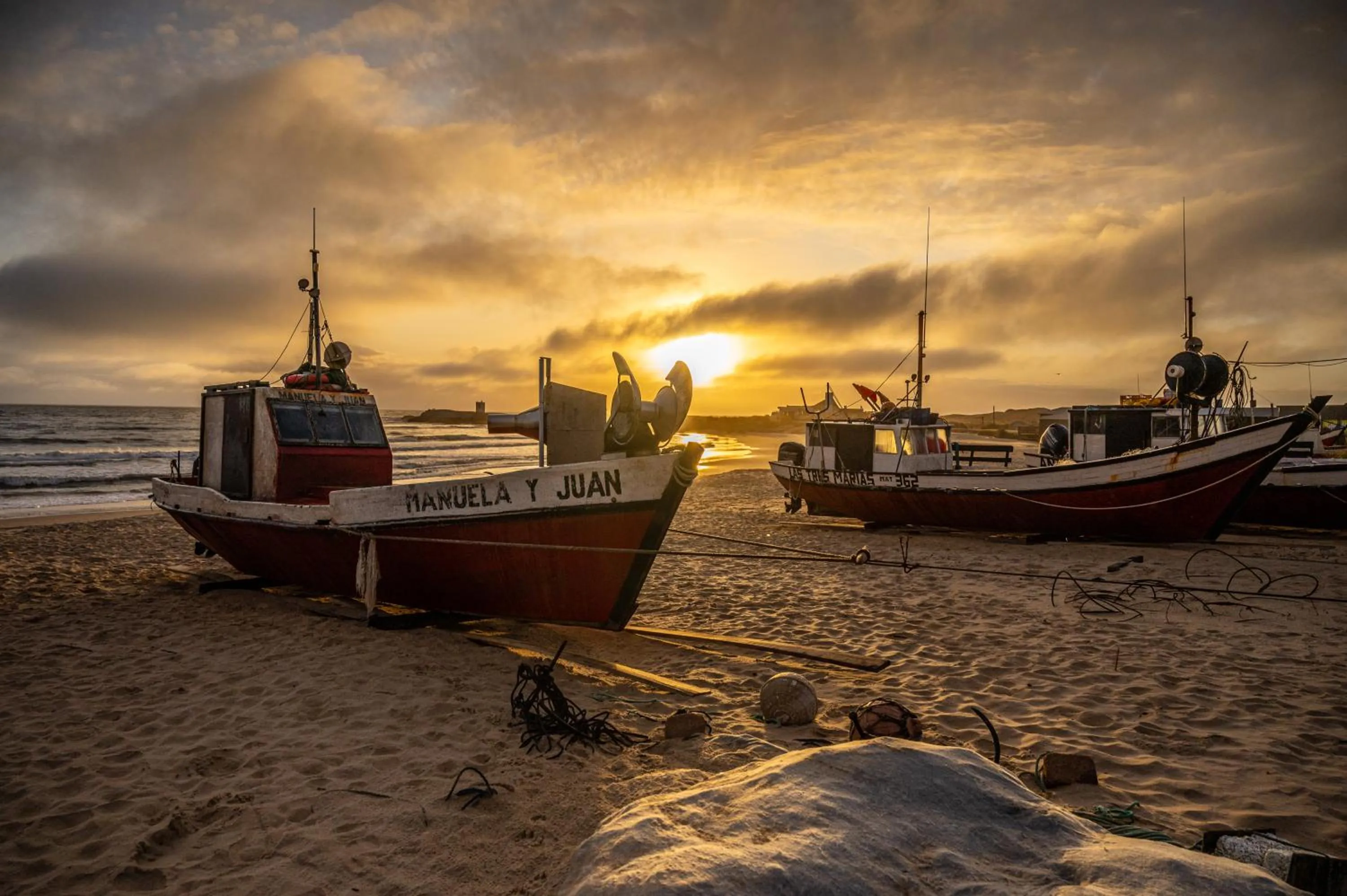 Natural landscape in Muelles del Diablo Tranquilo