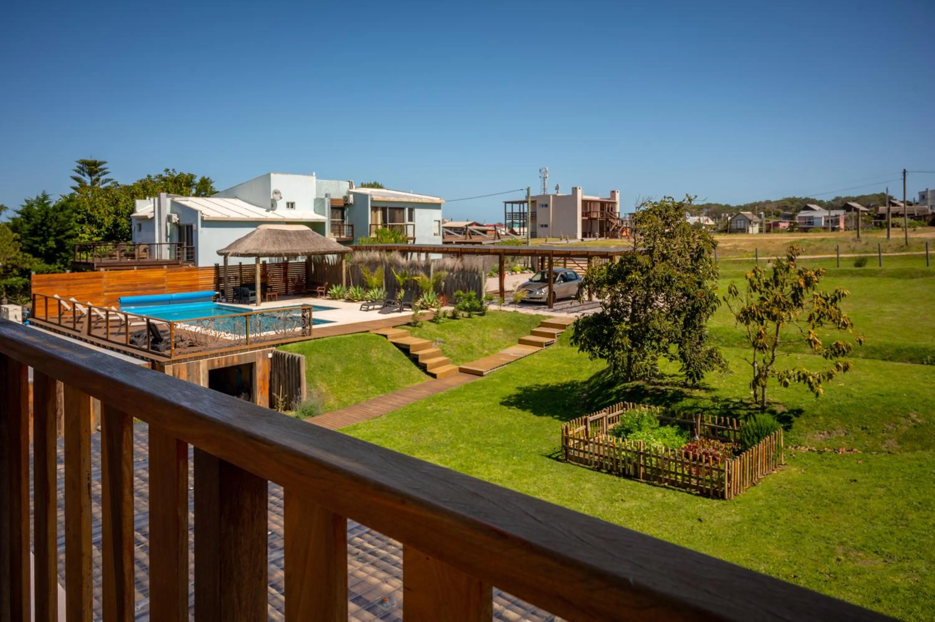Garden view in Muelles del Diablo Tranquilo