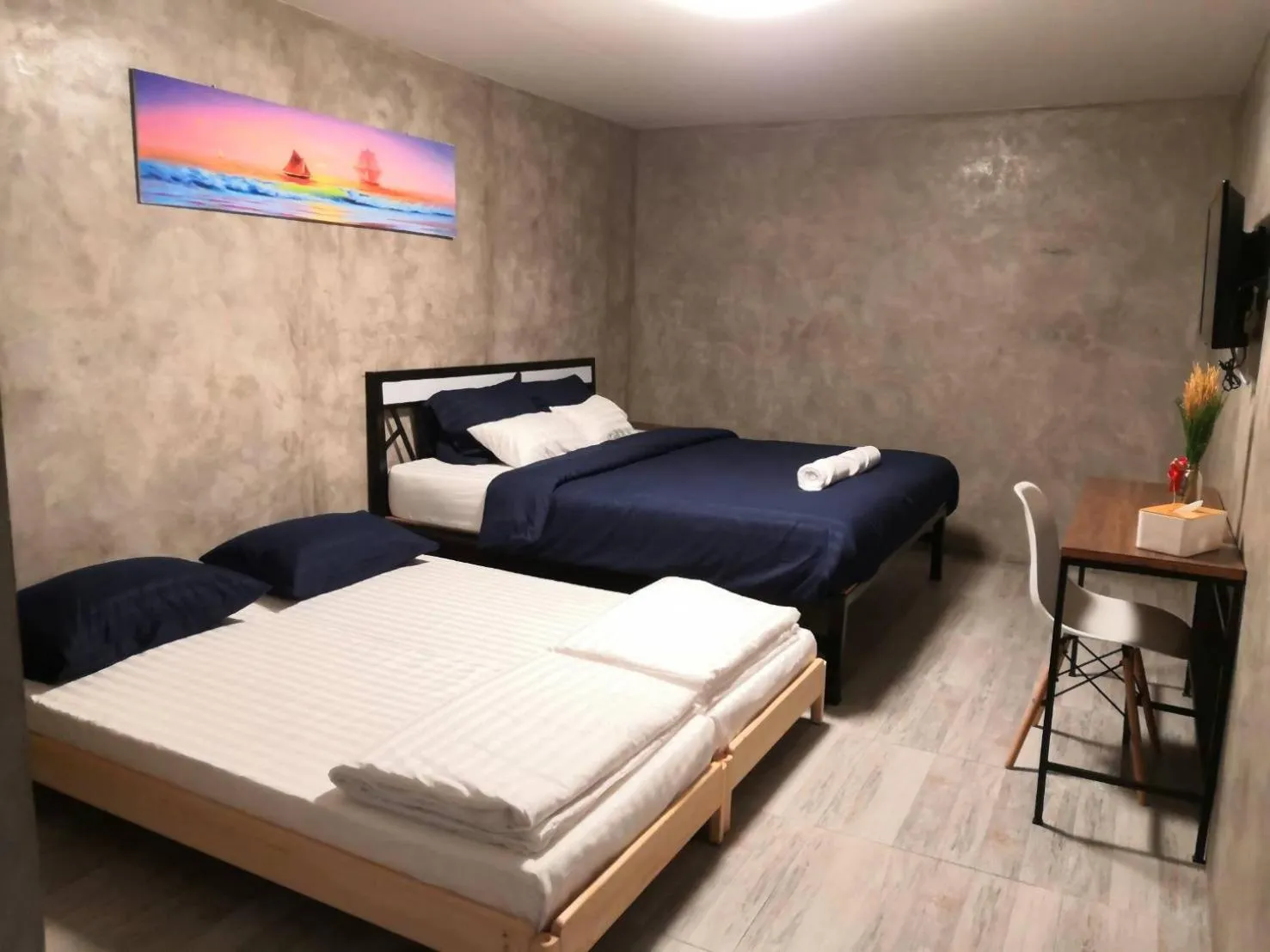 Bed in Phooree Boutique Hotel