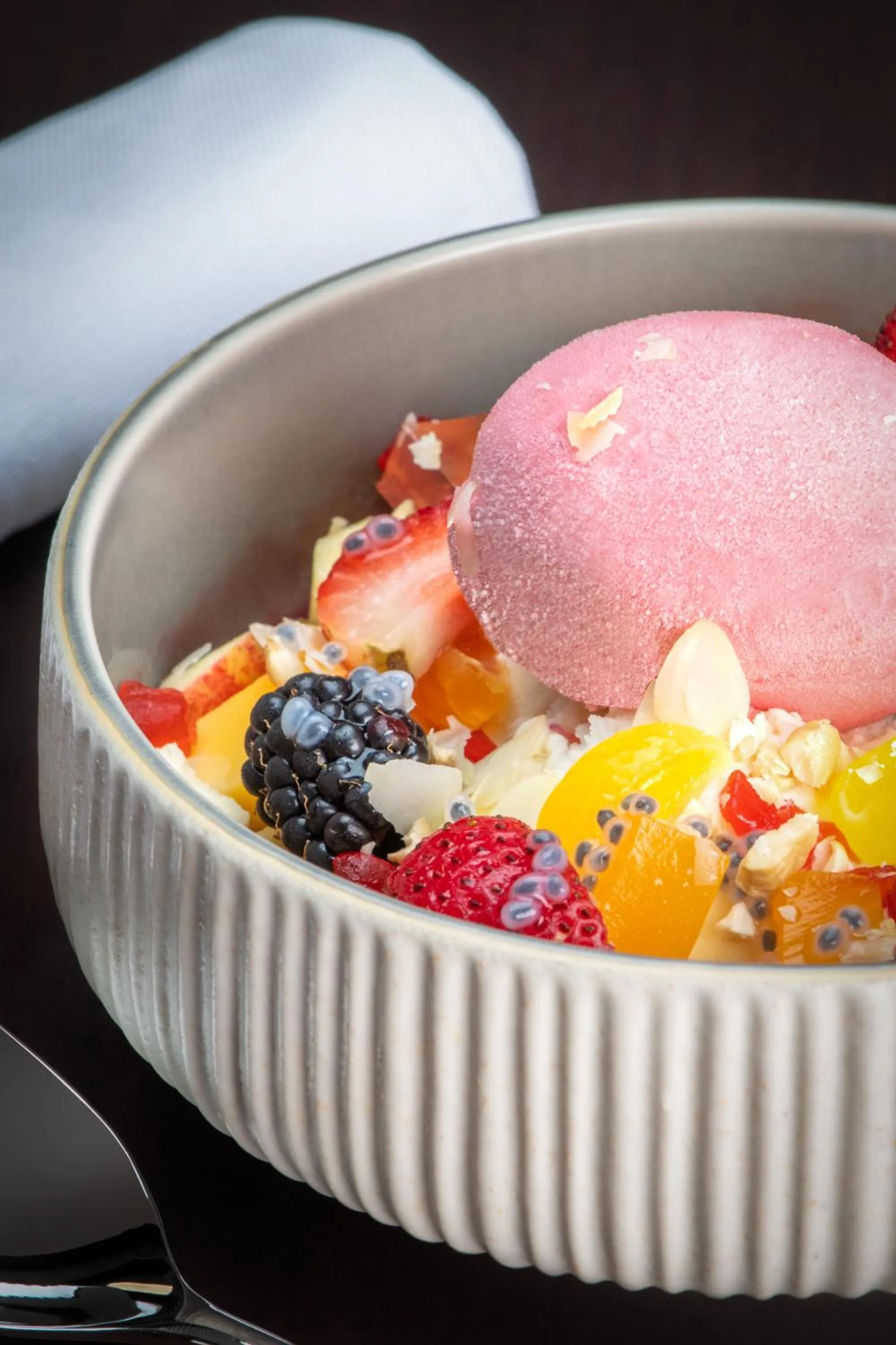 Food close-up in JA Beach Hotel, Dubai