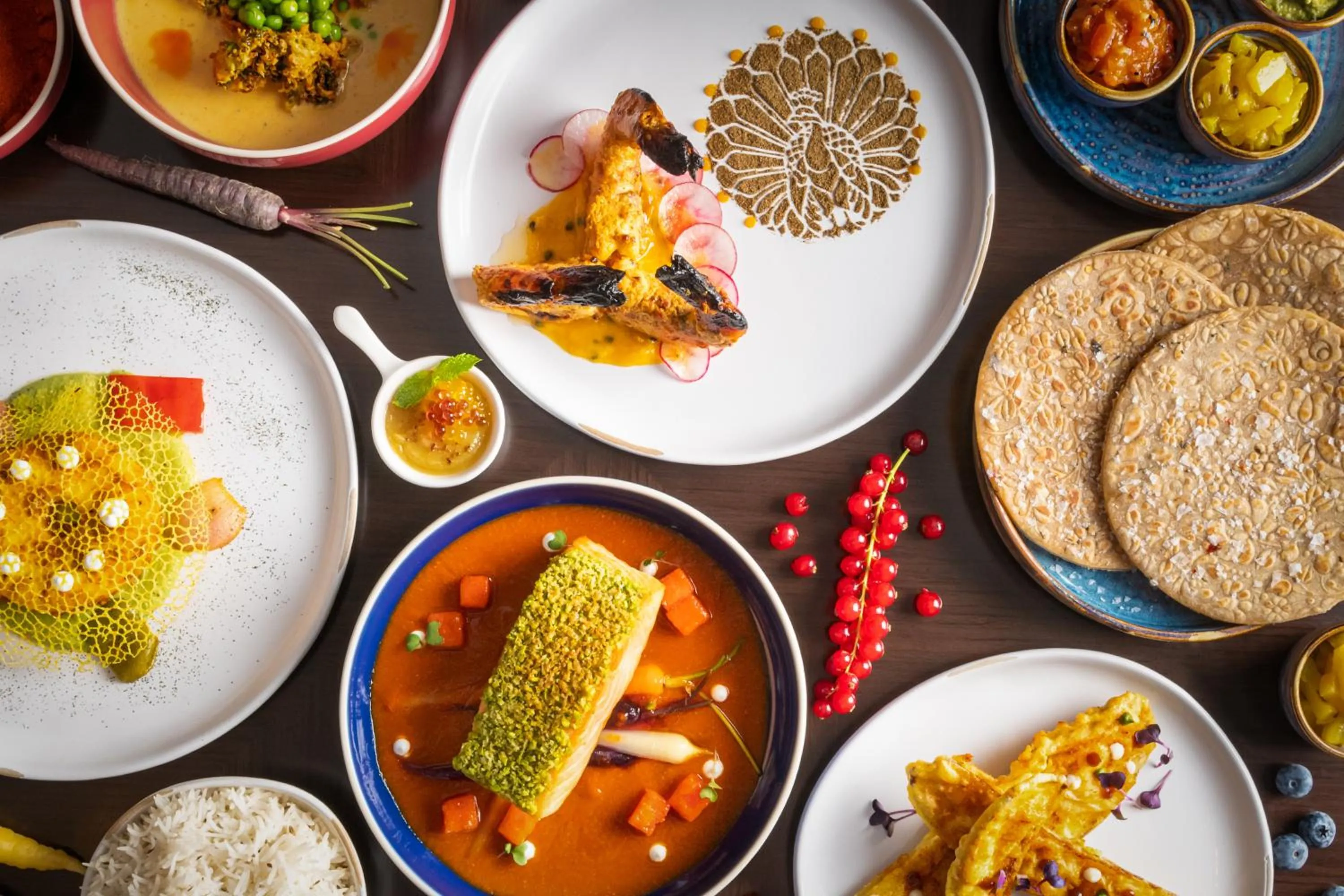 Food close-up in JA Beach Hotel, Dubai