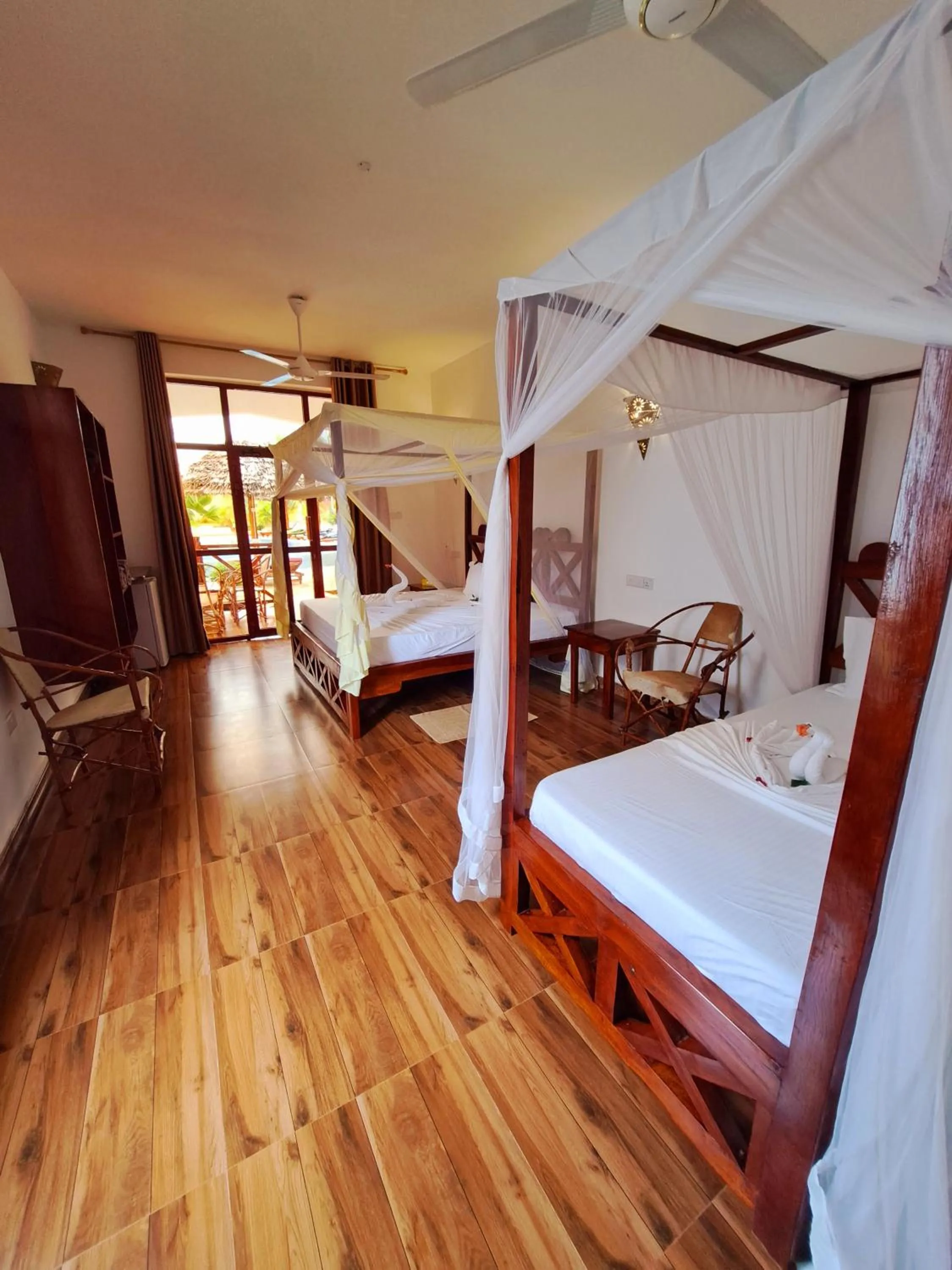 Bed in Mimi na wewe villa