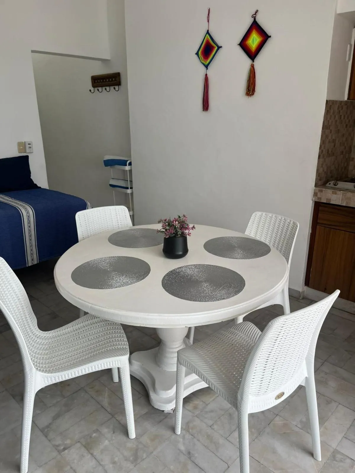 Dining area in Depto familiar con vista al mar en Playasol Manzanillo