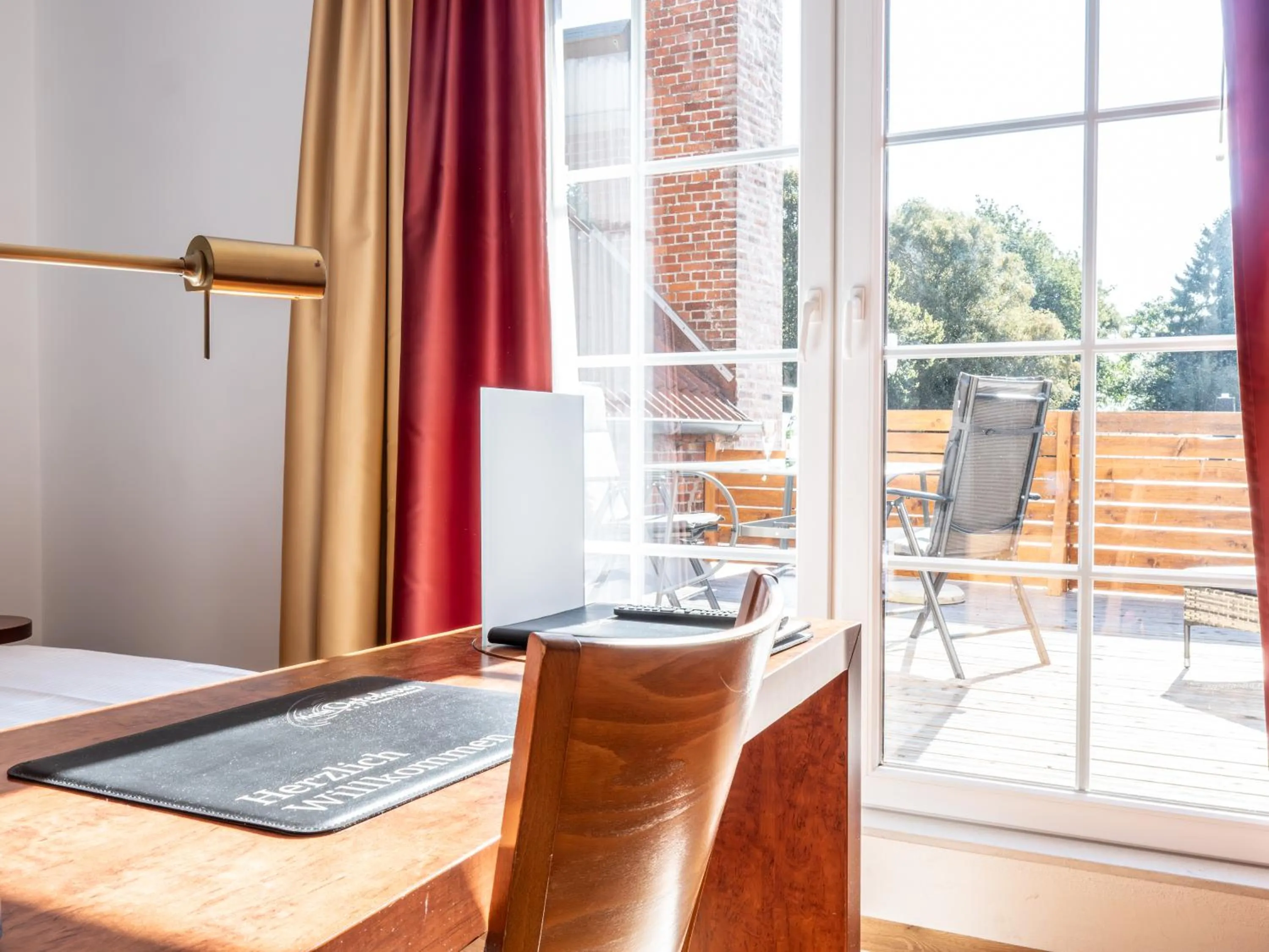 Patio in Hotel Osterkrug