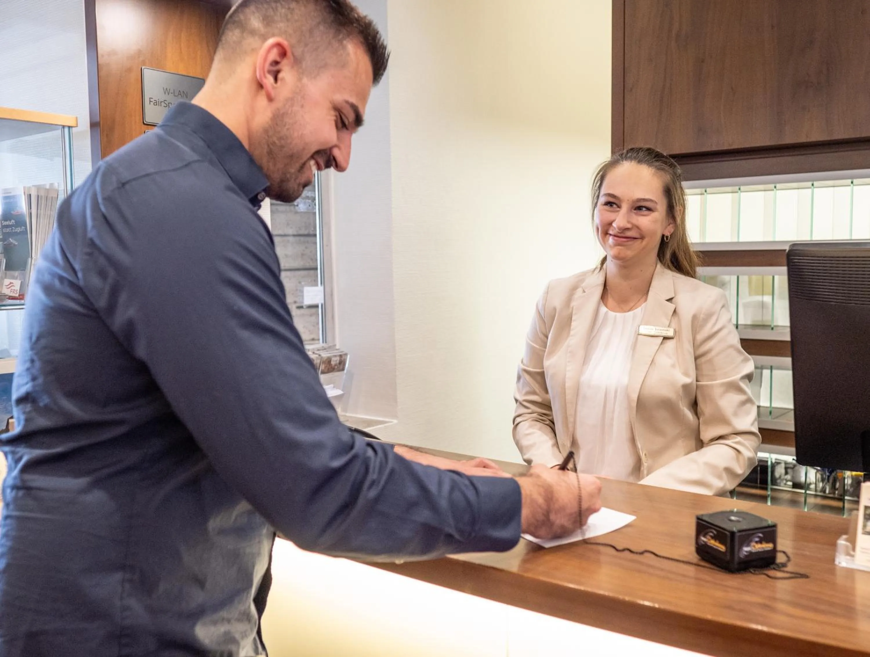 Lobby or reception in Hotel Osterkrug