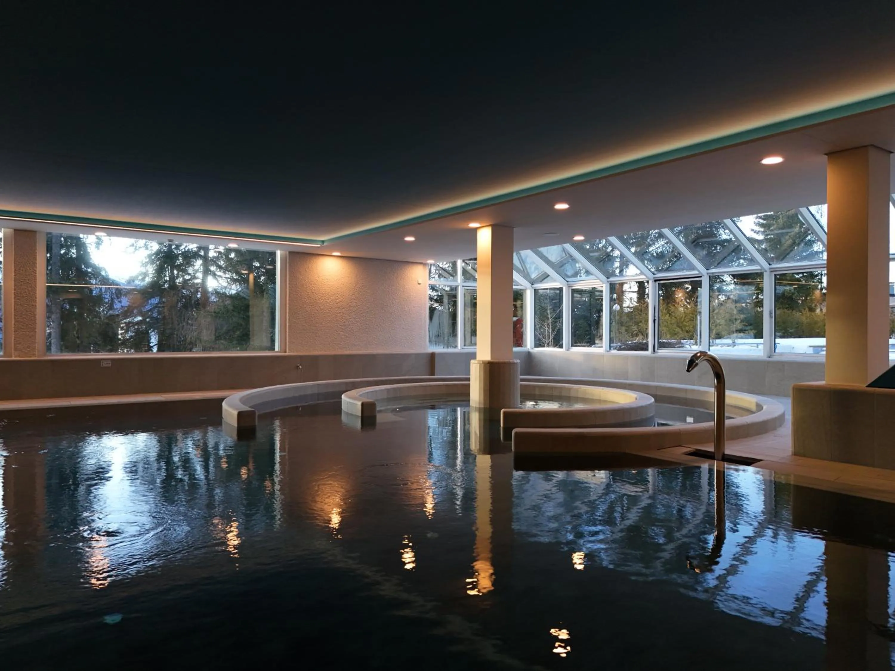 Spa and wellness centre/facilities in Hotel Valaisia Crans Montana, a Faern Collection Resort