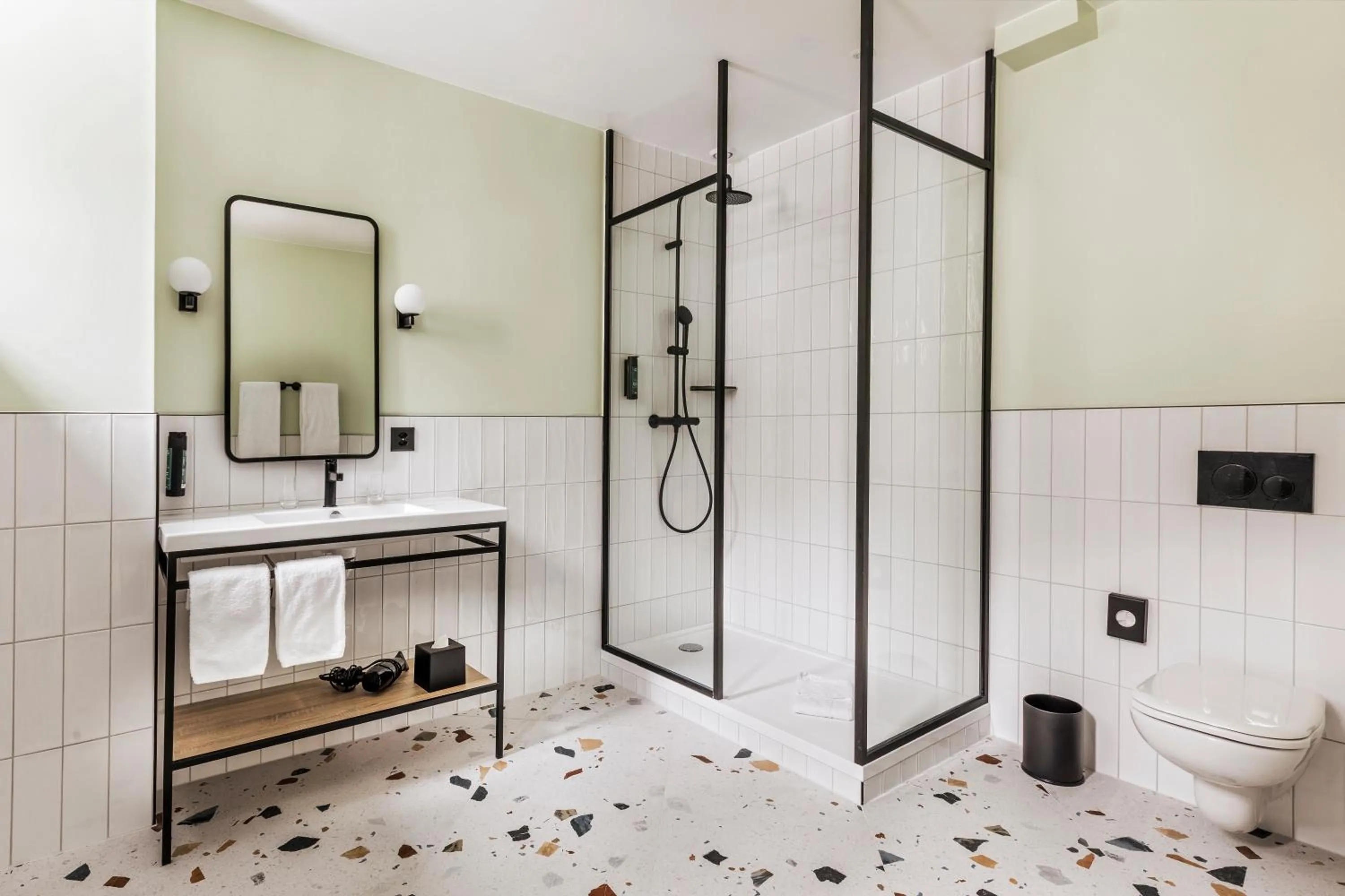 Bathroom in Hotel Valaisia Crans Montana, a Faern Collection Resort