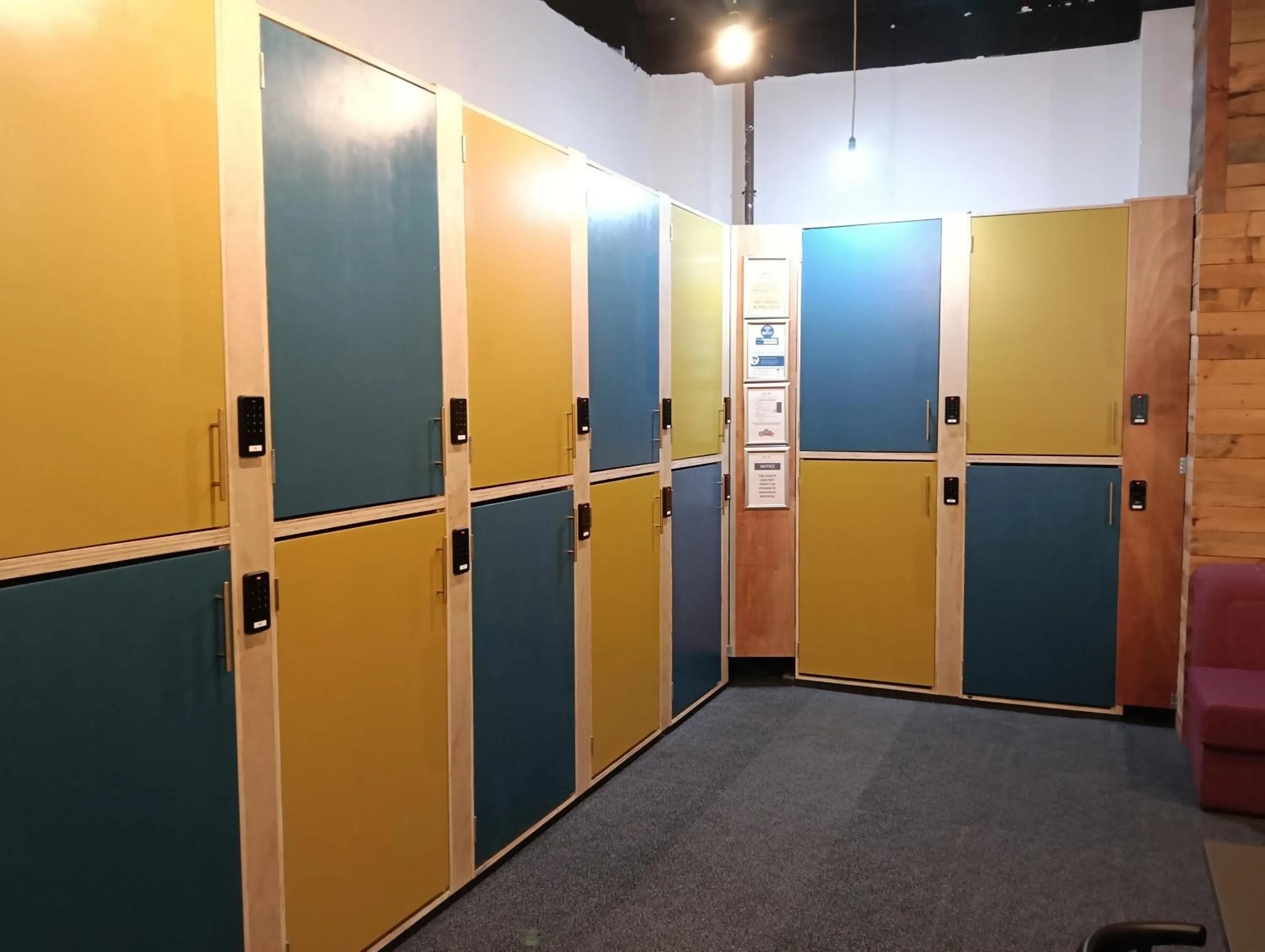 safe in Oceanic Hostel