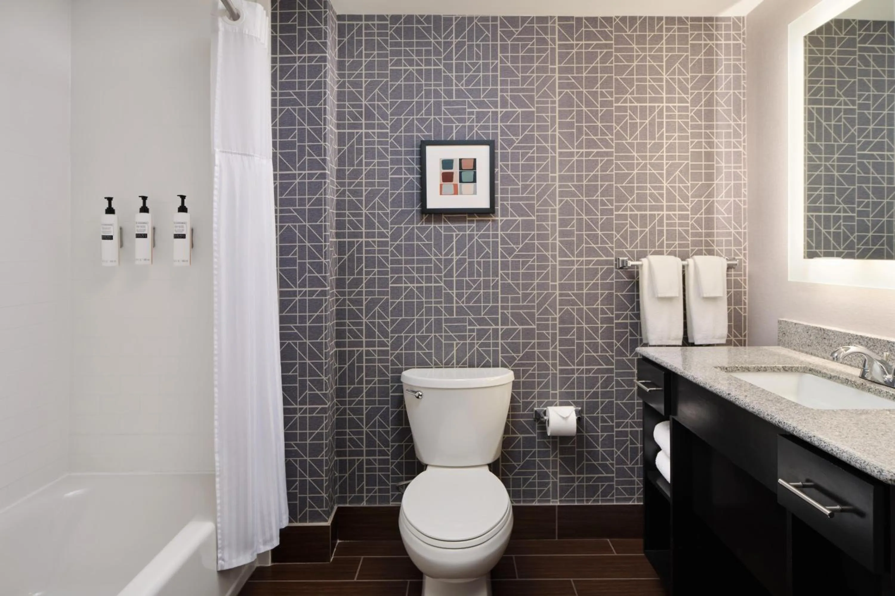 Bathroom in Homewood Suites by Hilton Columbus OSU, OH