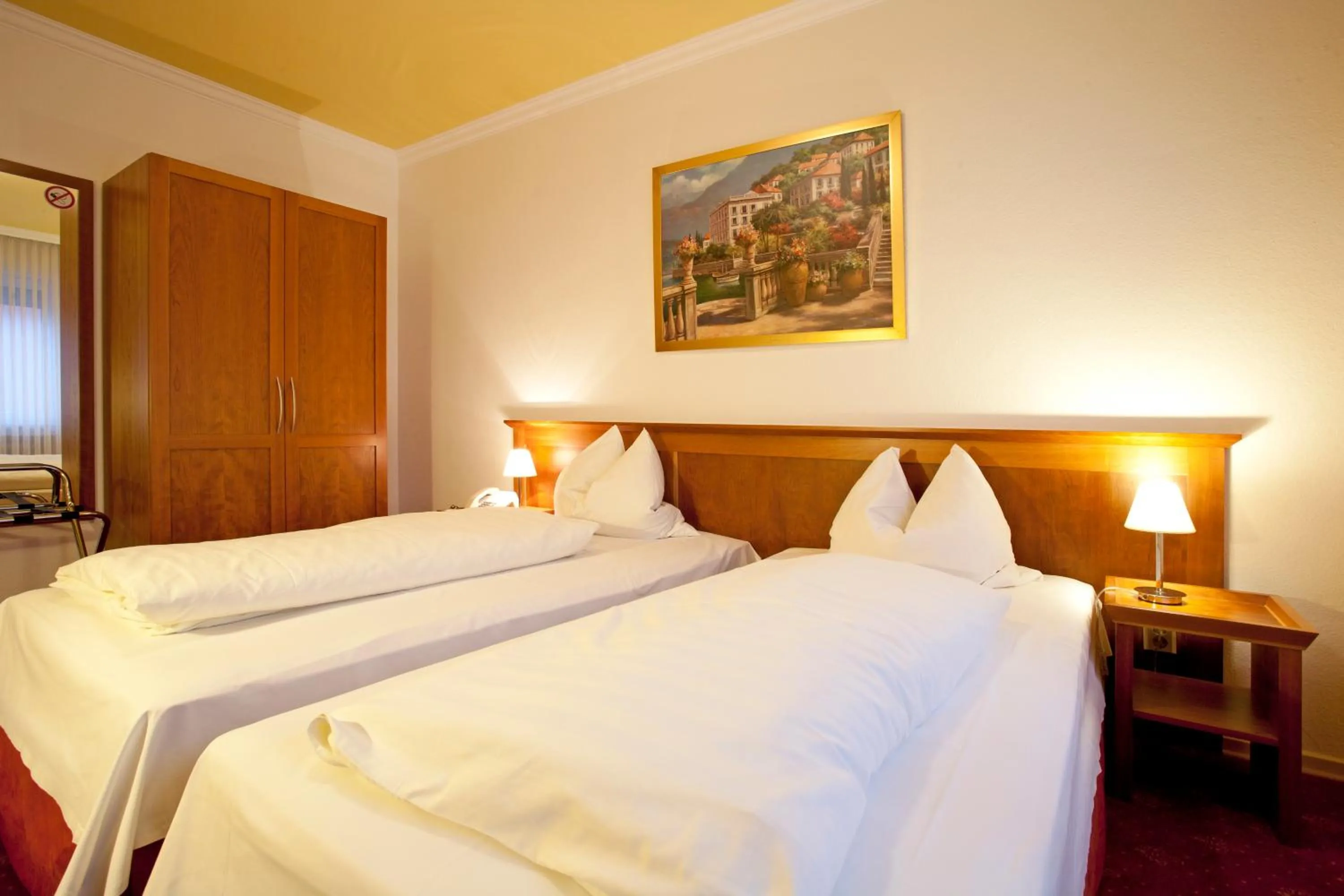 Bed in Hotel Mennicken