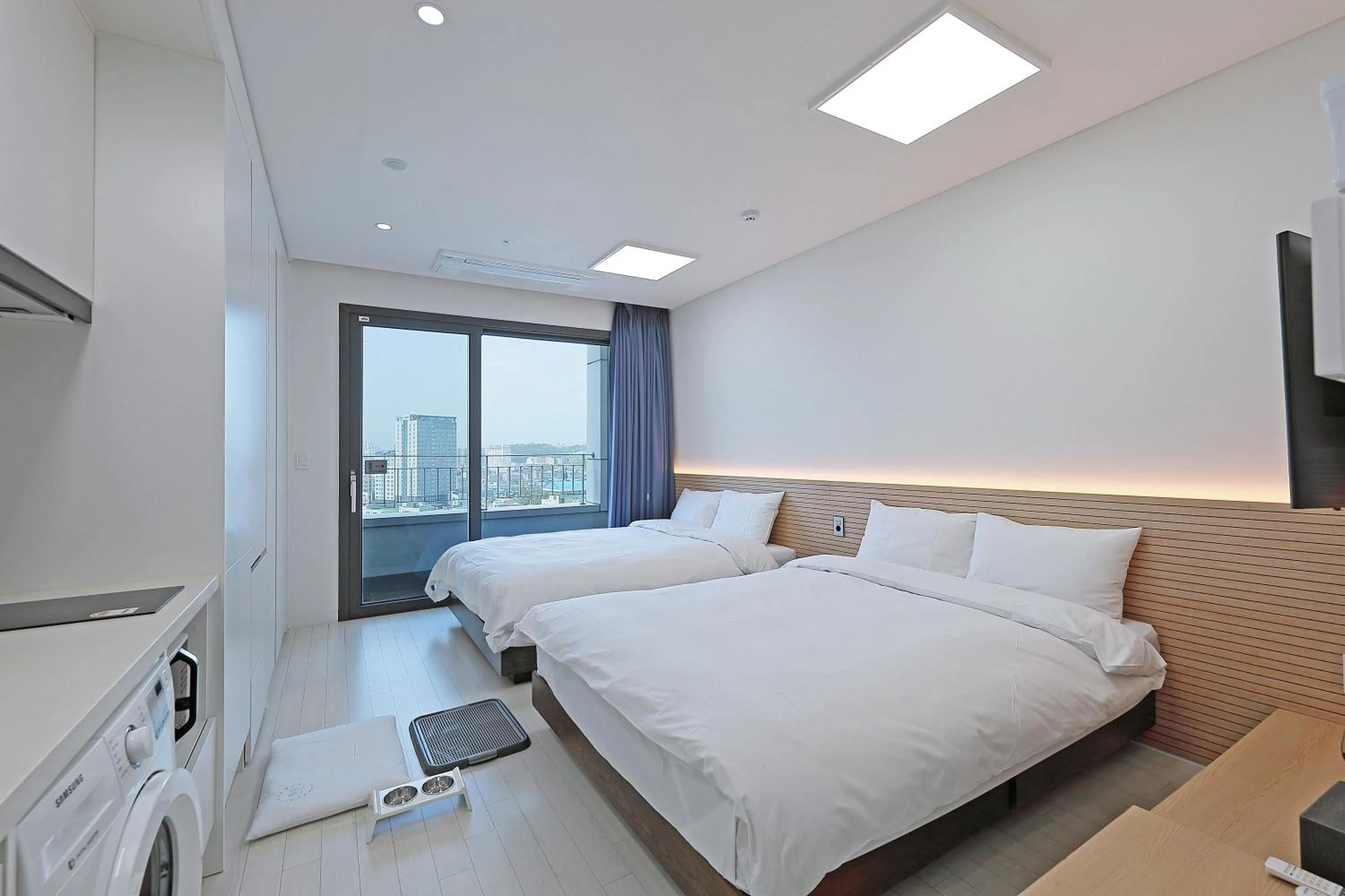 Bed in World Sky Residence Hotel