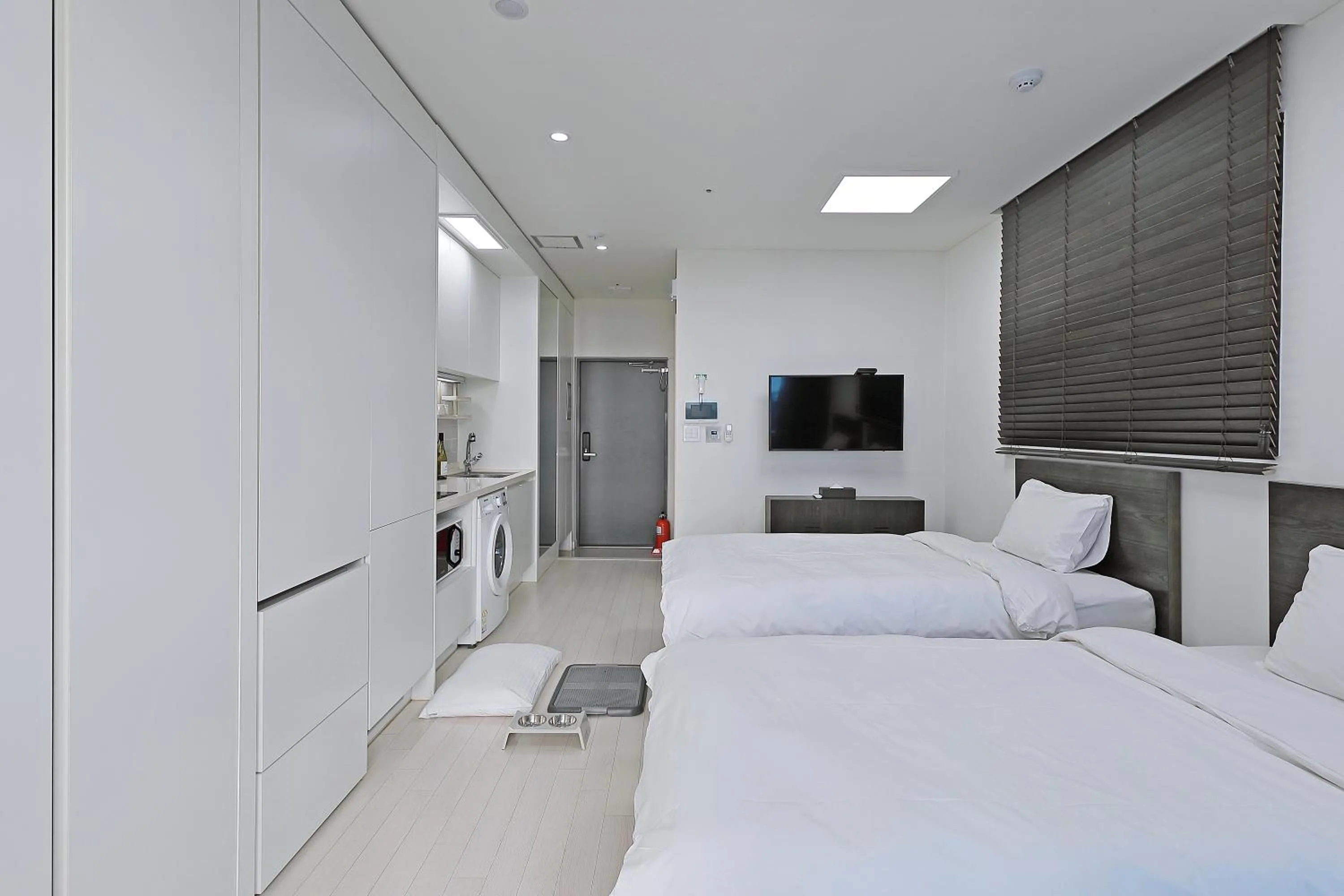 Bed in World Sky Residence Hotel