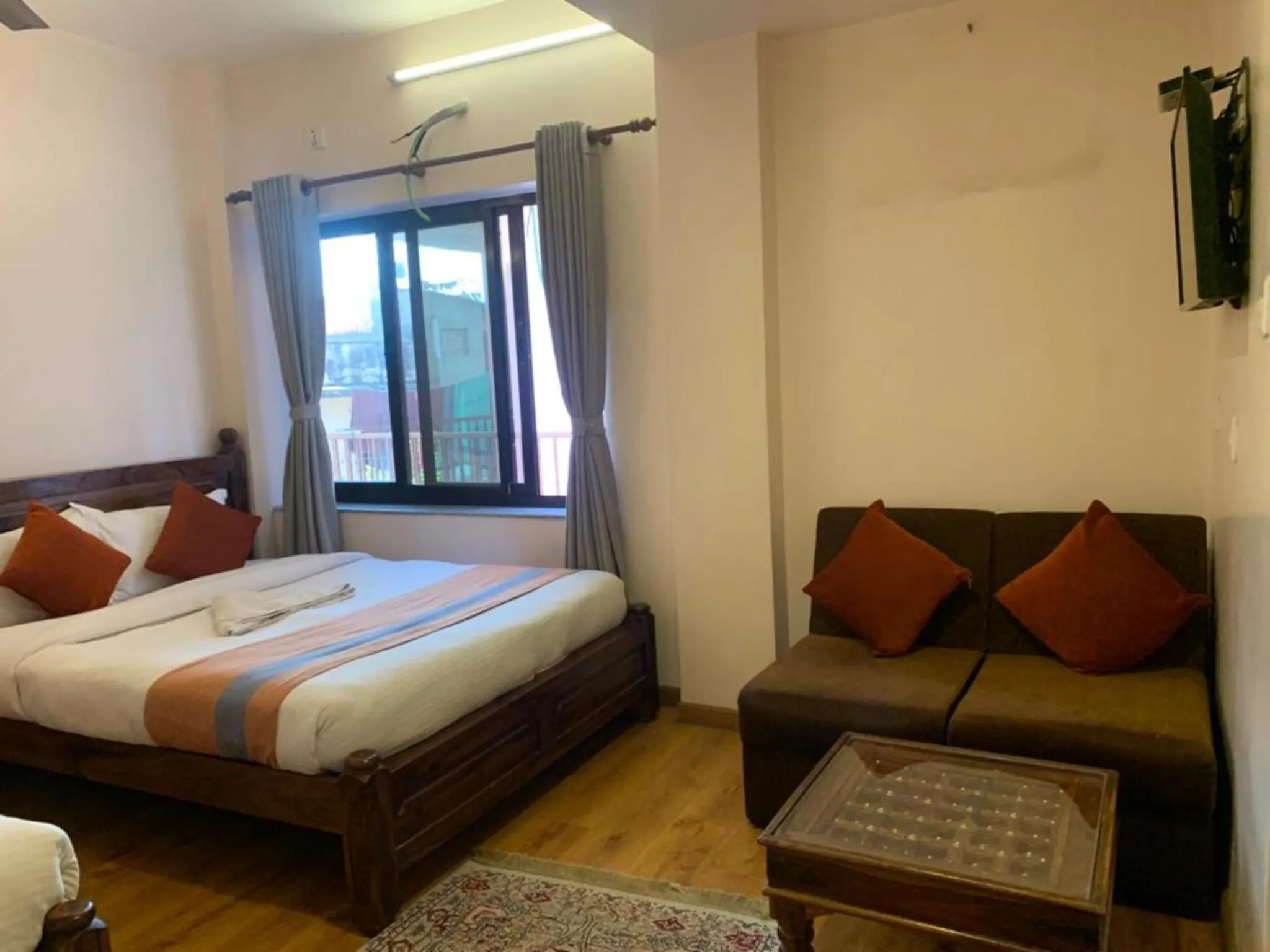 Bed in Hotel Ramanam