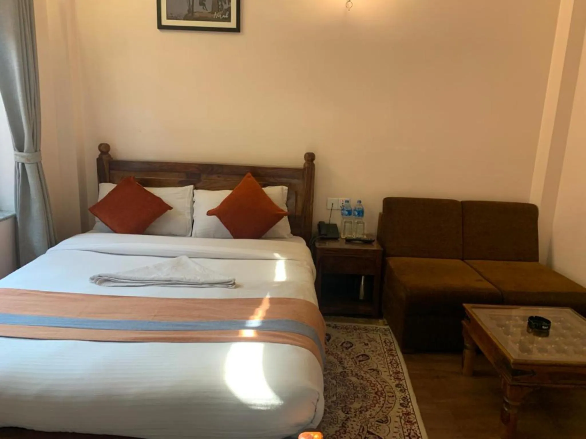Bed in Hotel Ramanam