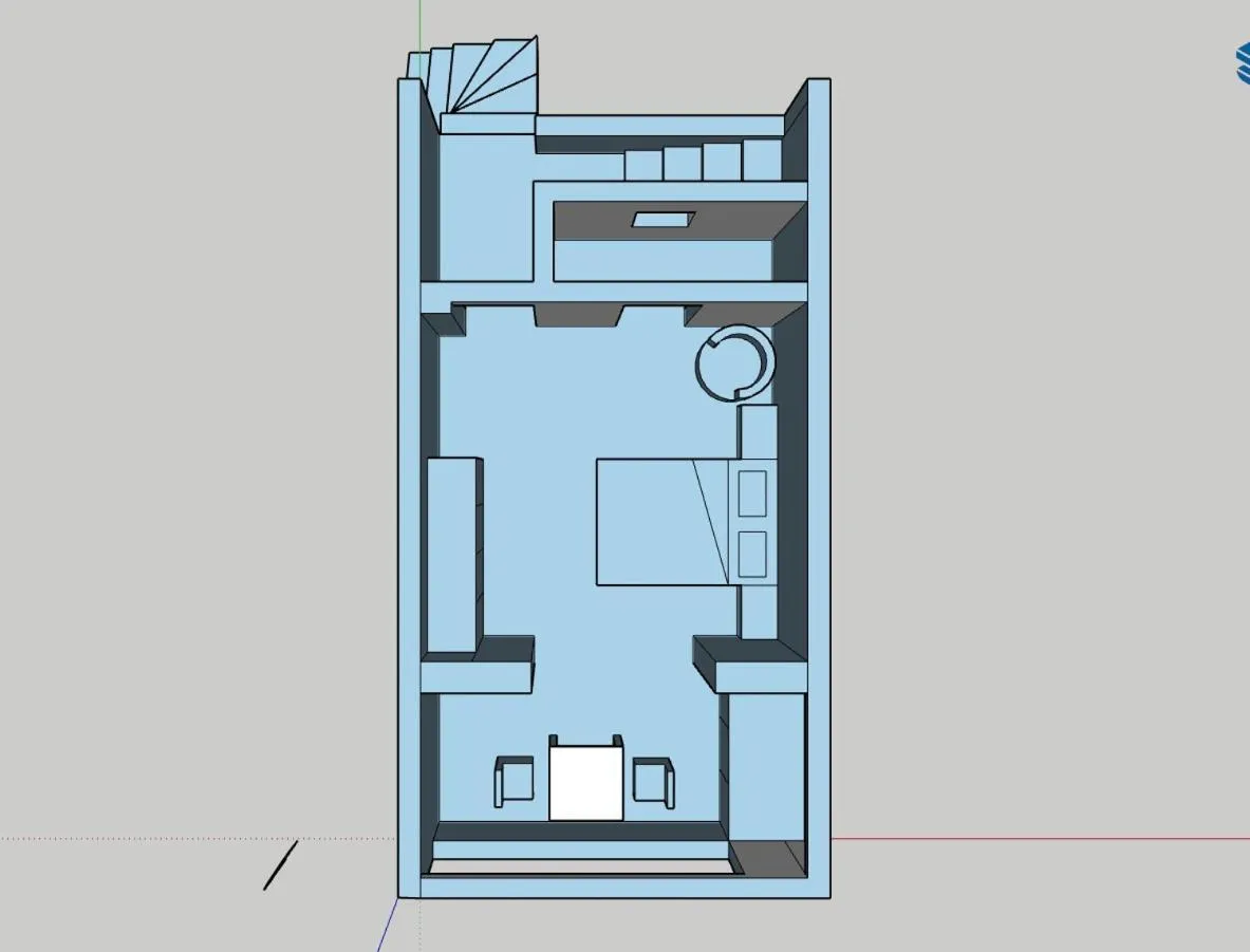 Floor plan in Chalet de Paris