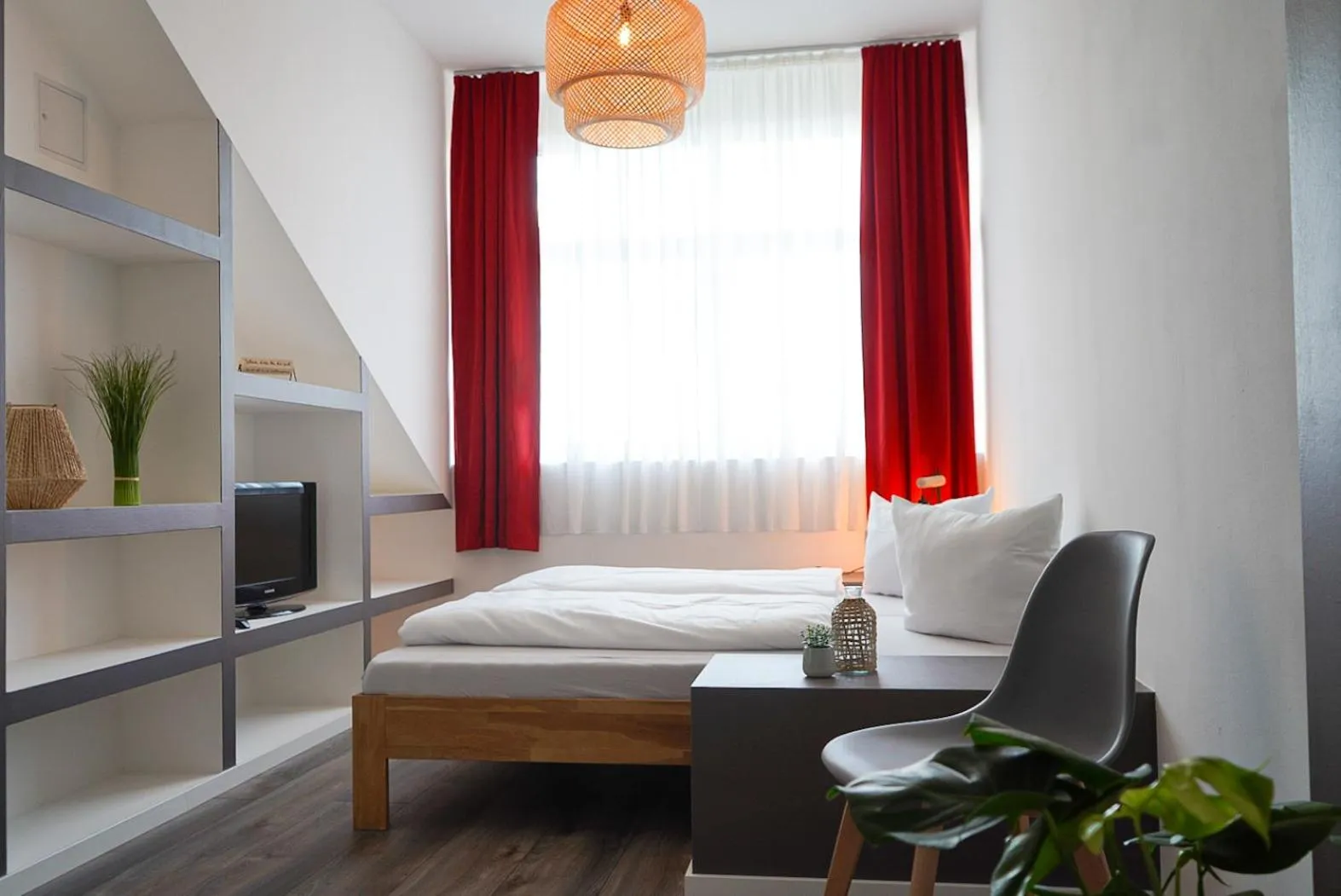 Bedroom, Bed in Aparthotel am Zwinger