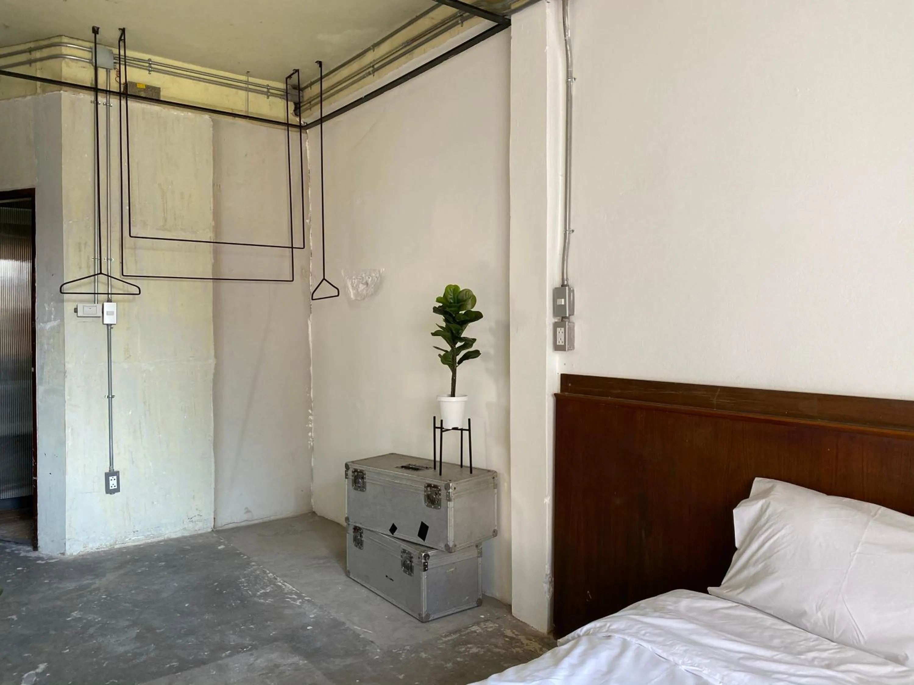 Photo of the whole room, Bed in EP1 shophouse