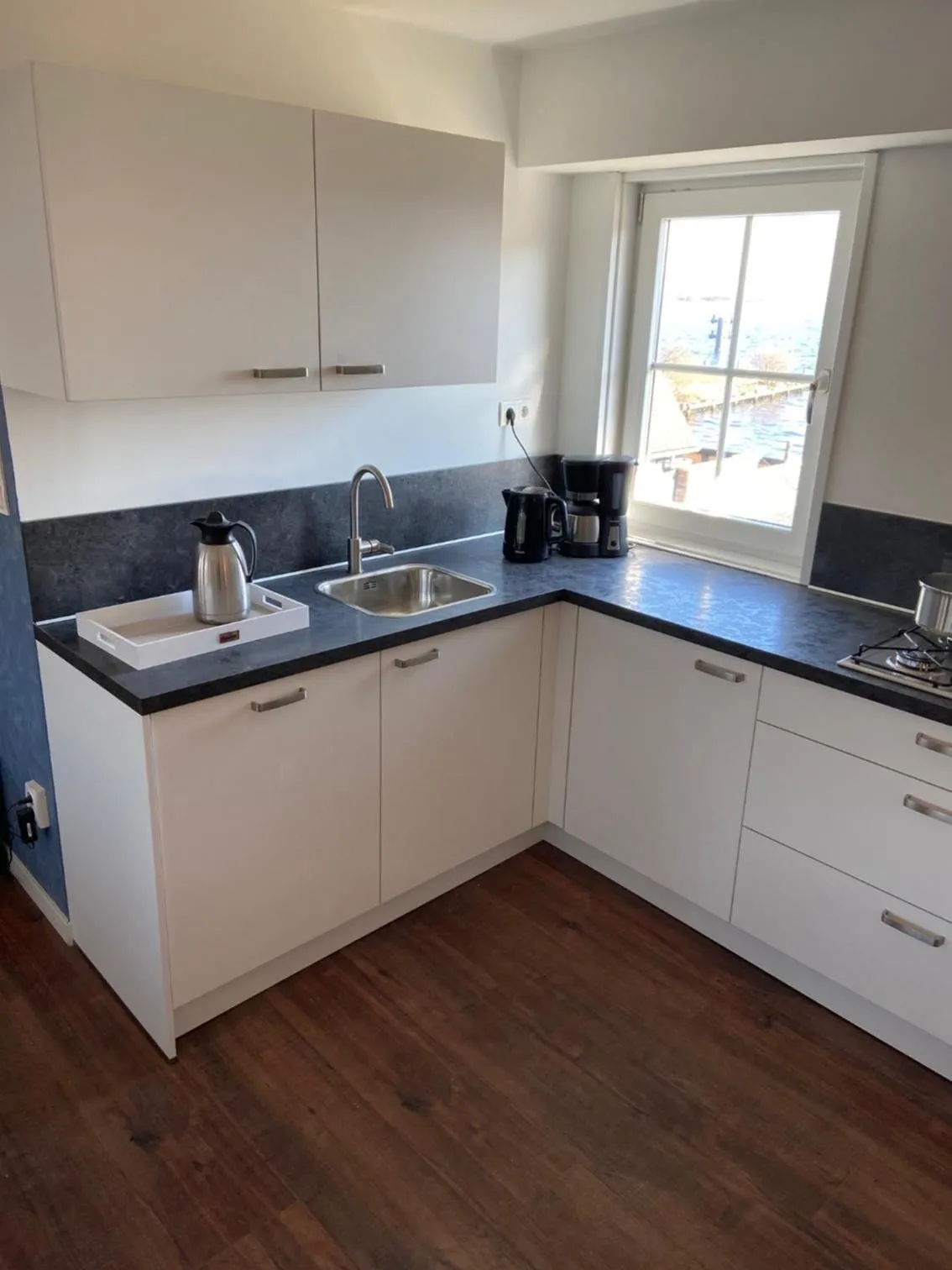 Kitchen or kitchenette in Appartement Aqua