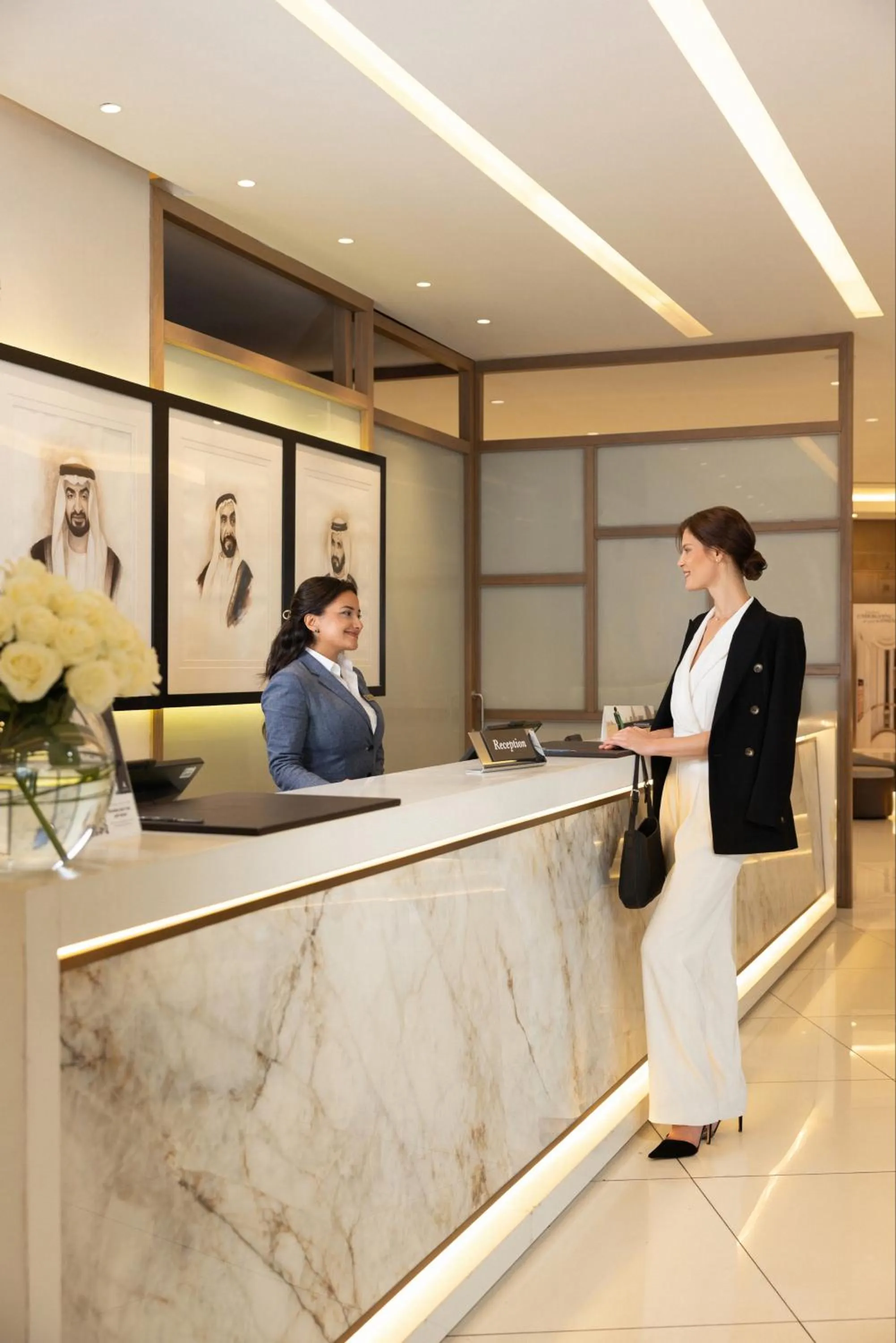 Lobby or reception in Fairmont Dubai