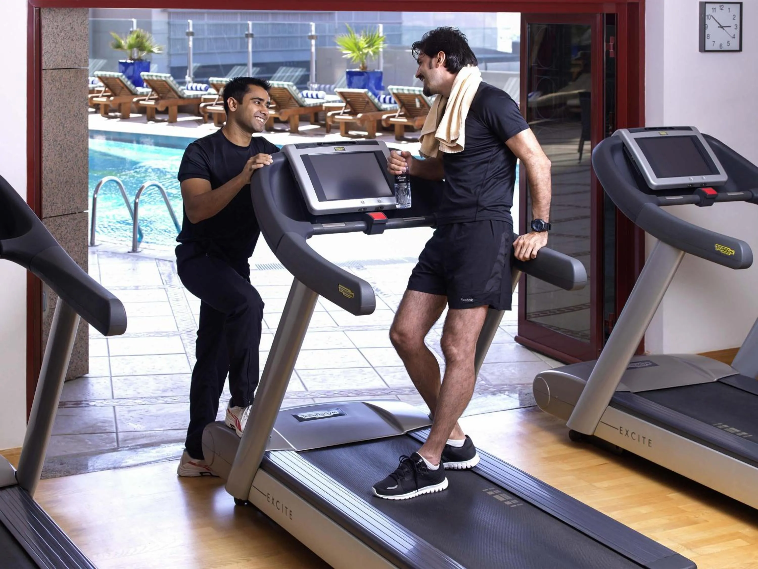 Fitness centre/facilities in Fairmont Dubai