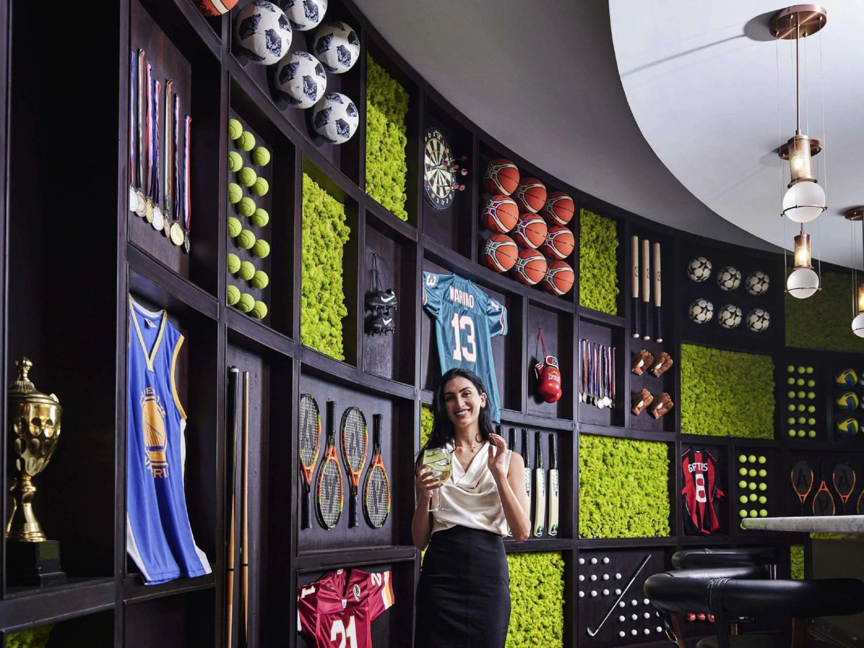 Lounge or bar in Fairmont Dubai