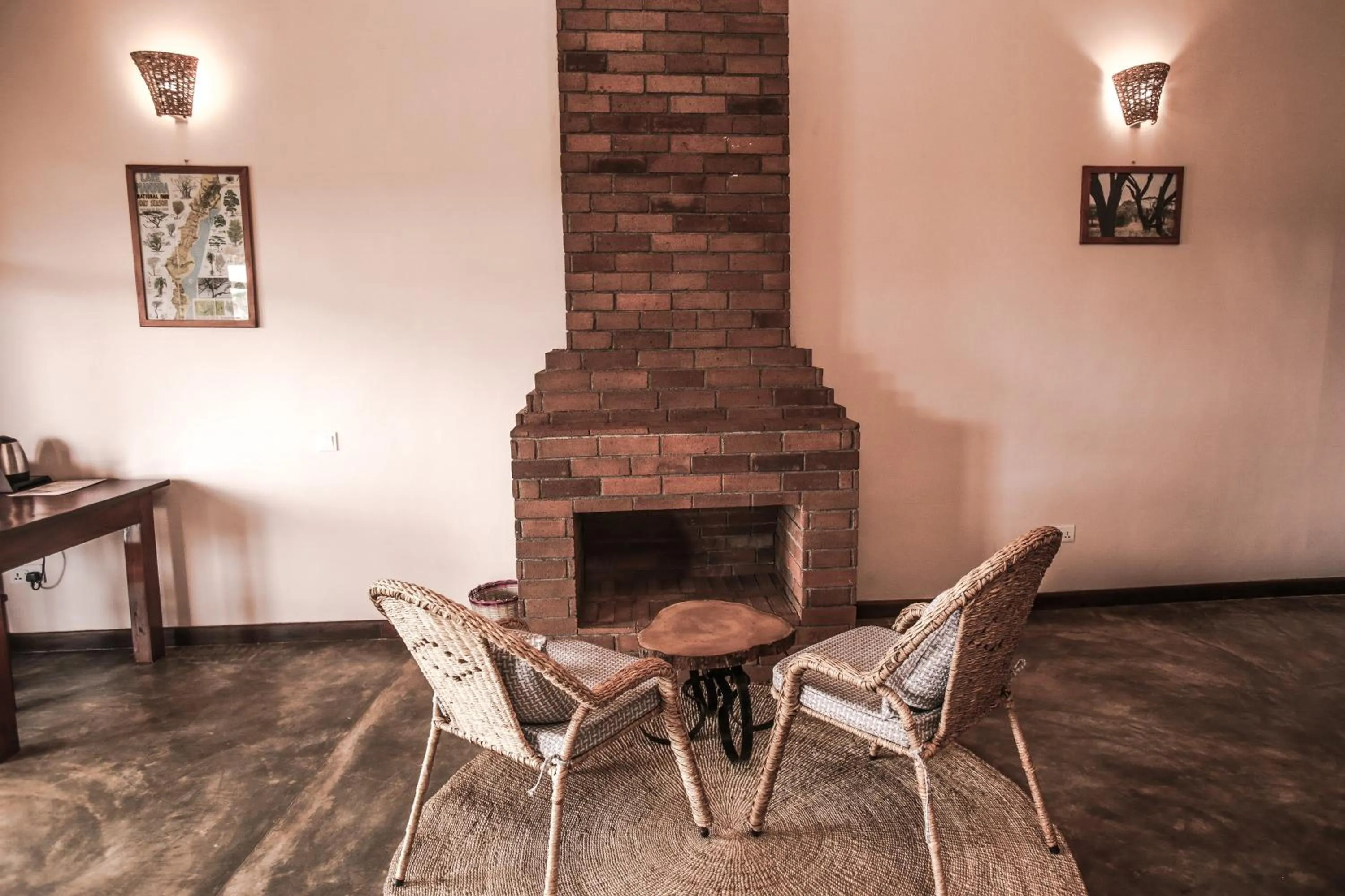 Seating area in Ngorongoro Marera Mountain View Lodge