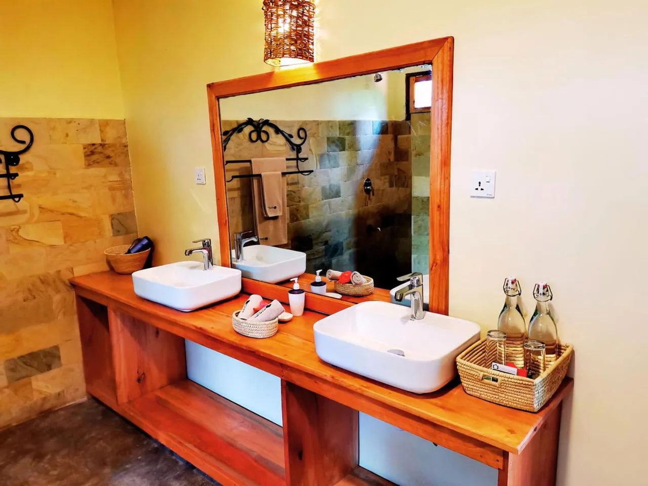 Bathroom in Ngorongoro Marera Mountain View Lodge