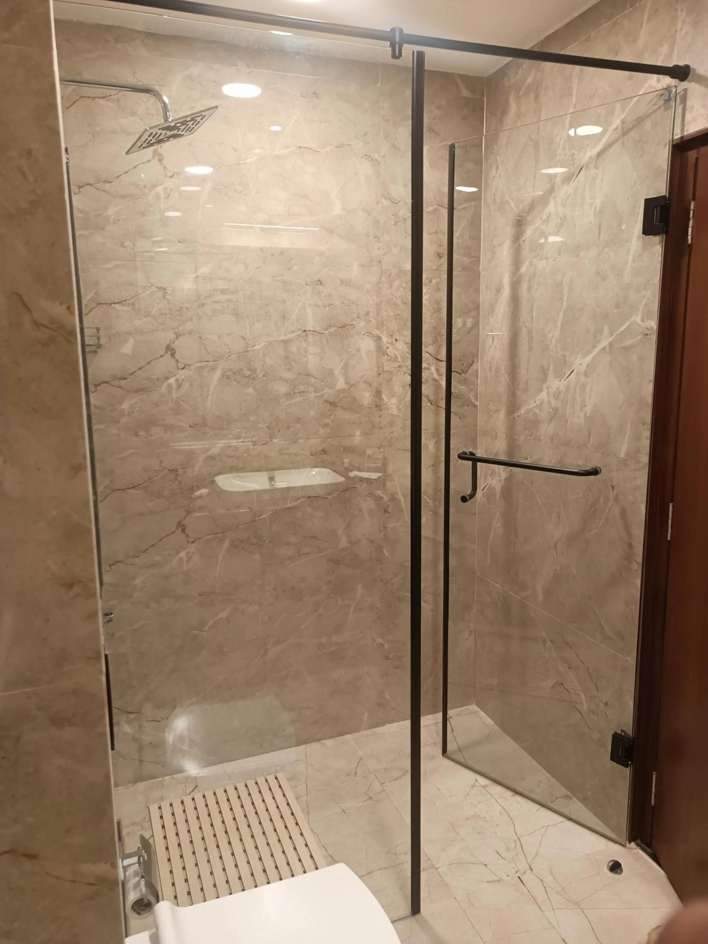 Shower in M B Greens Clarks Inn