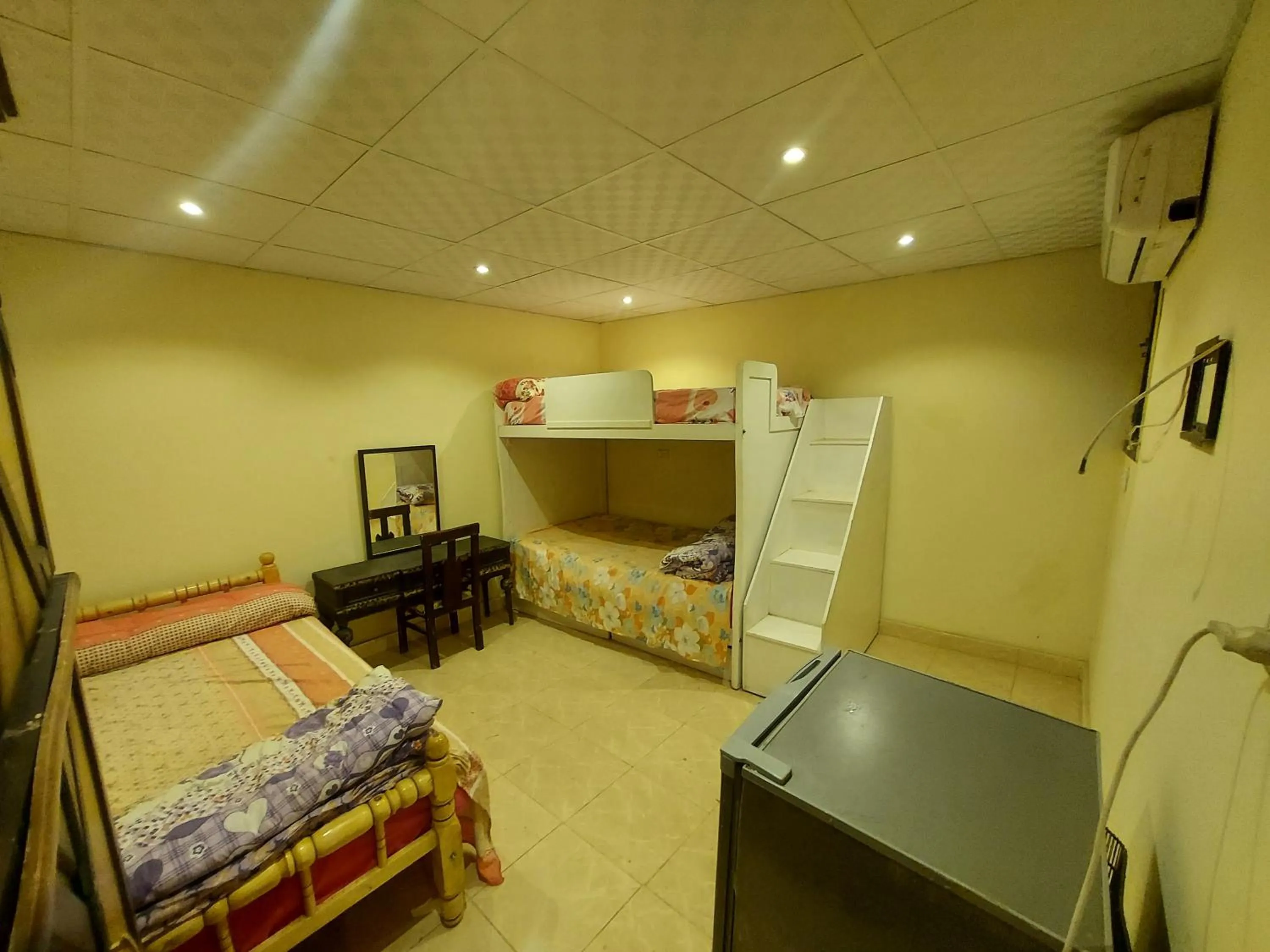 Bed in Toman Pyramids hotel