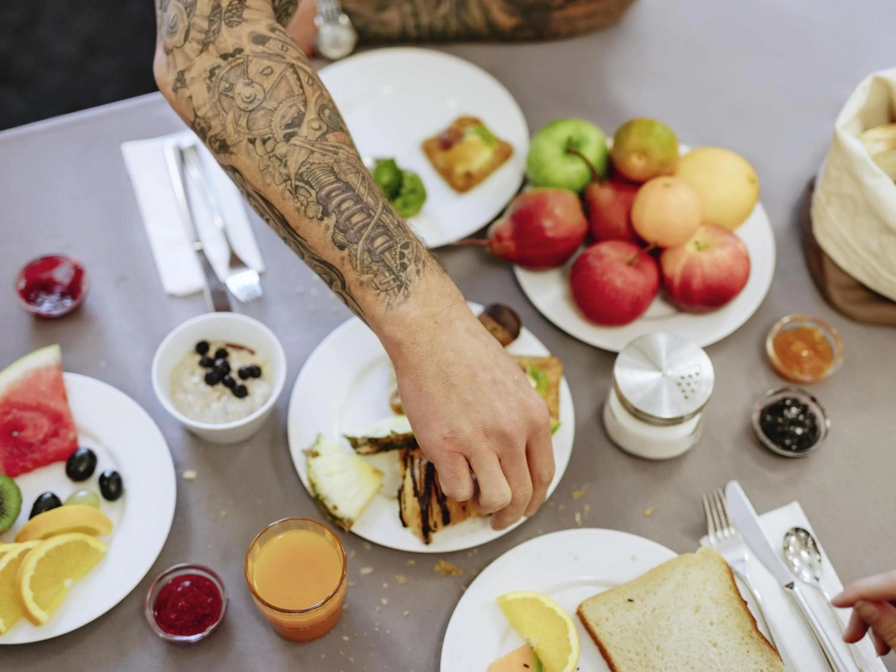 Breakfast in Novotel Lausanne Bussigny