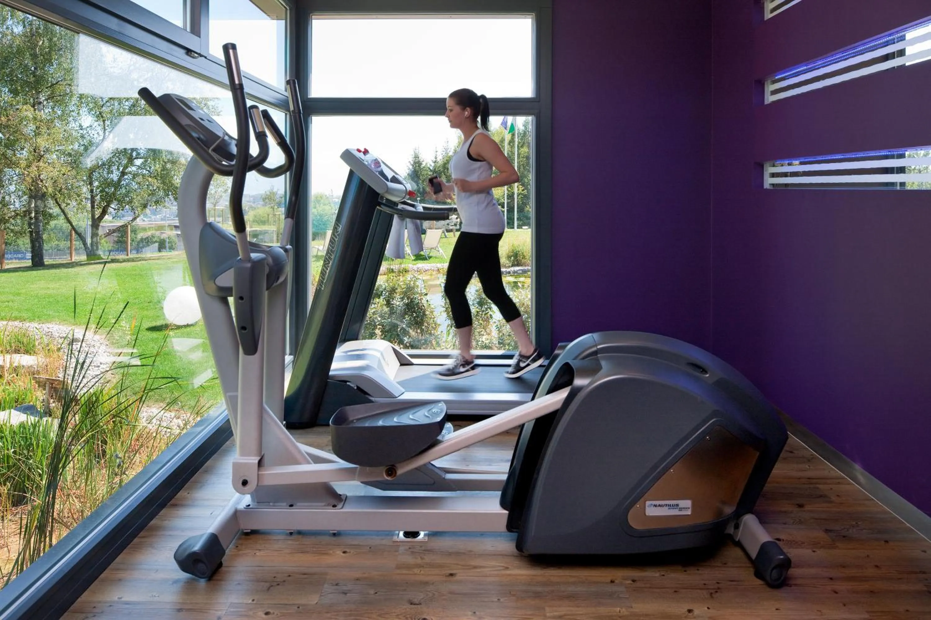 Steam room in Novotel Lausanne Bussigny