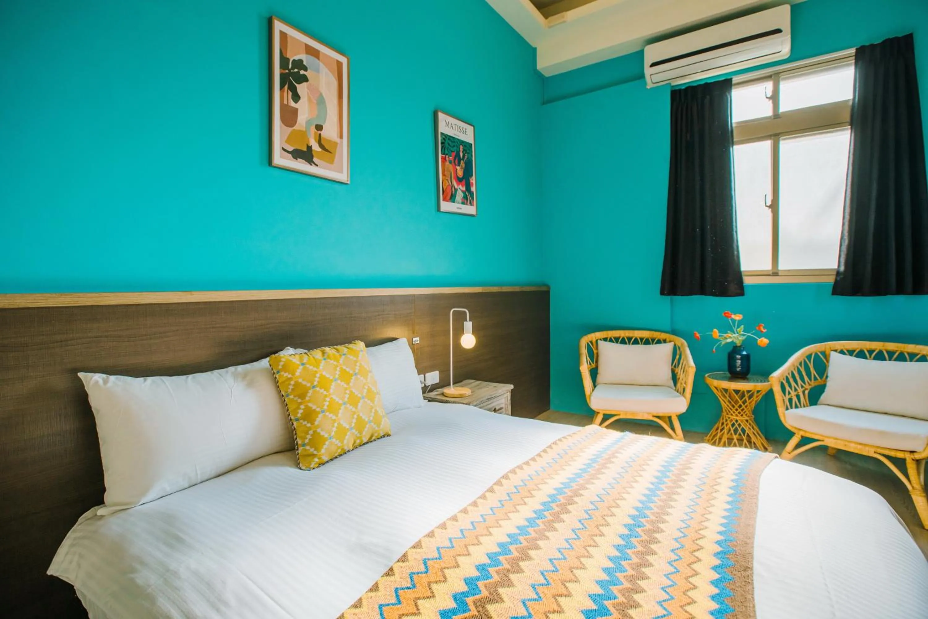 Photo of the whole room, Bed in Fun Trip - Fu May Sea View Holiday house l 無敵海景交誼廳 l 附汽機車租賃 l