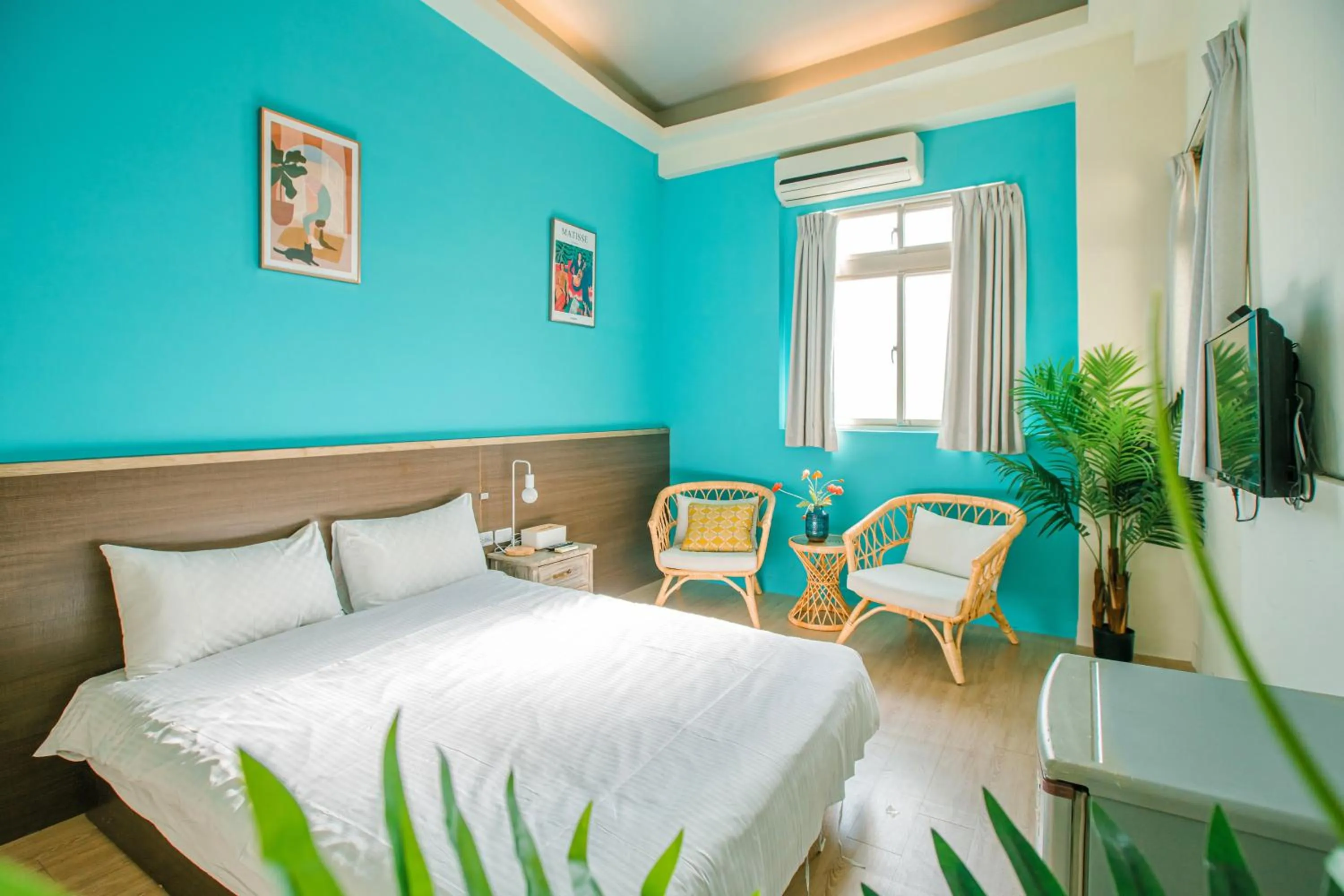 Photo of the whole room, Bed in Fun Trip - Fu May Sea View Holiday house l 無敵海景交誼廳 l 附汽機車租賃 l