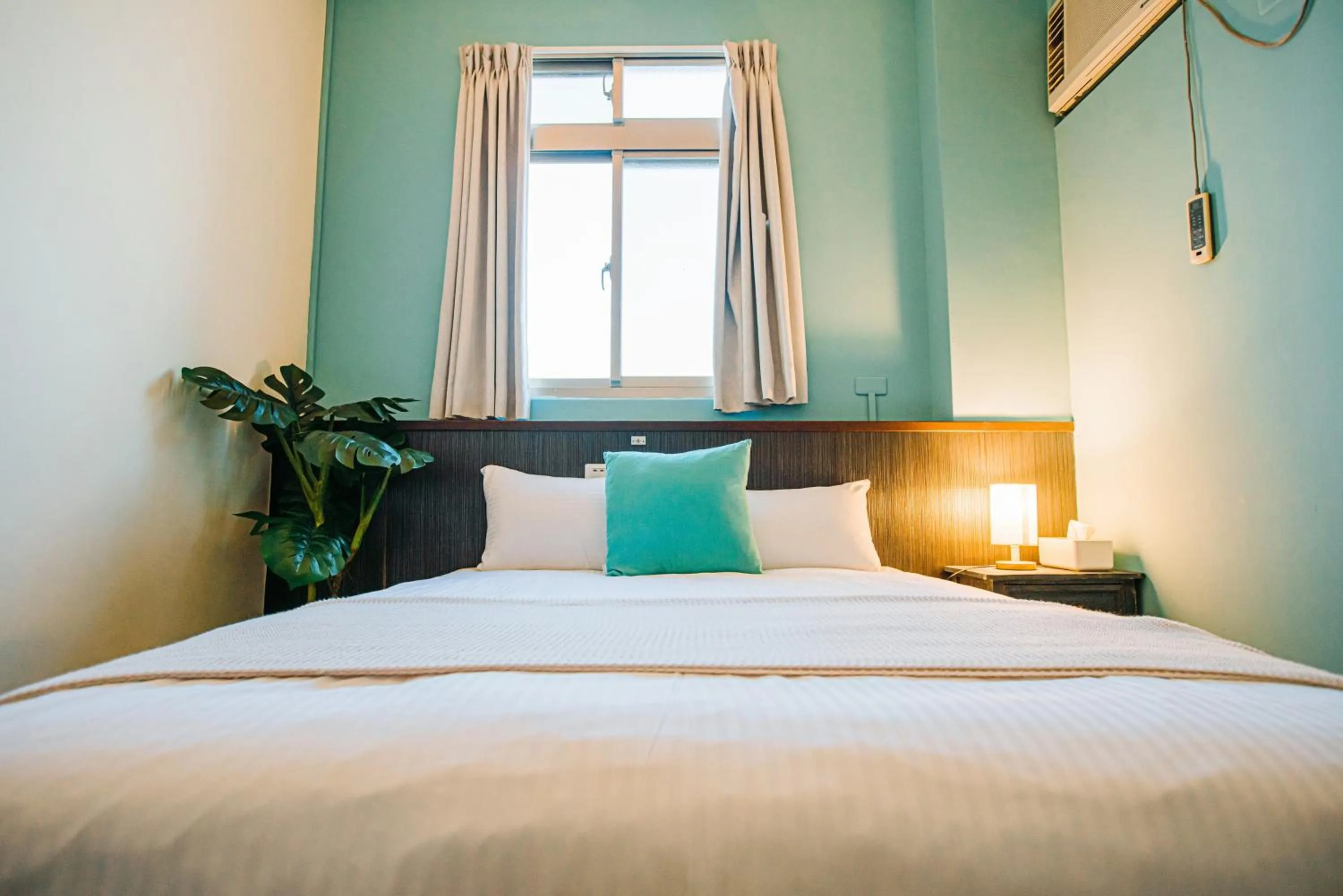 Bed in Fun Trip - Fu May Sea View Holiday house l 無敵海景交誼廳 l 附汽機車租賃 l