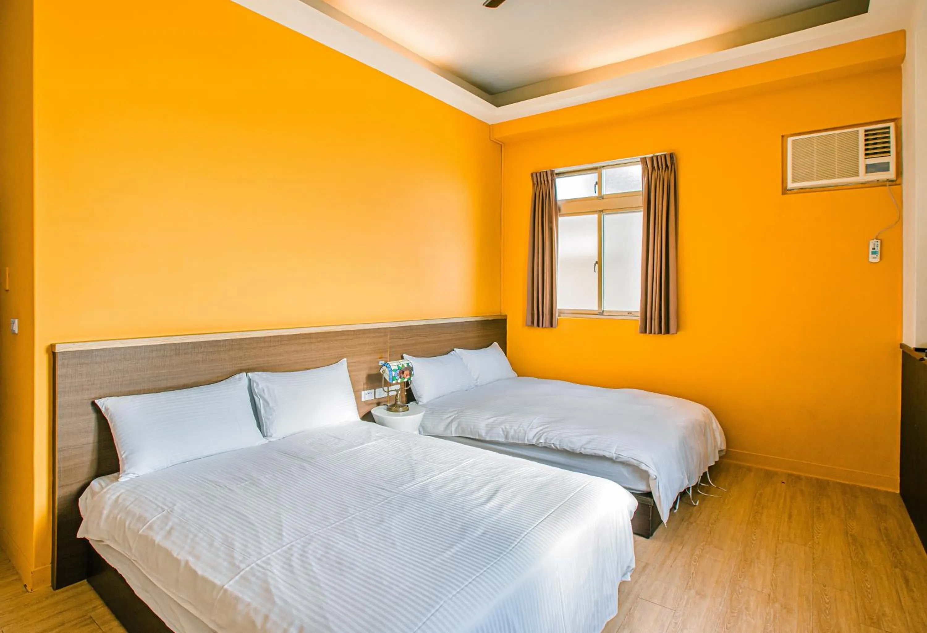 Bed in Fun Trip - Fu May Sea View Holiday house l 無敵海景交誼廳 l 附汽機車租賃 l