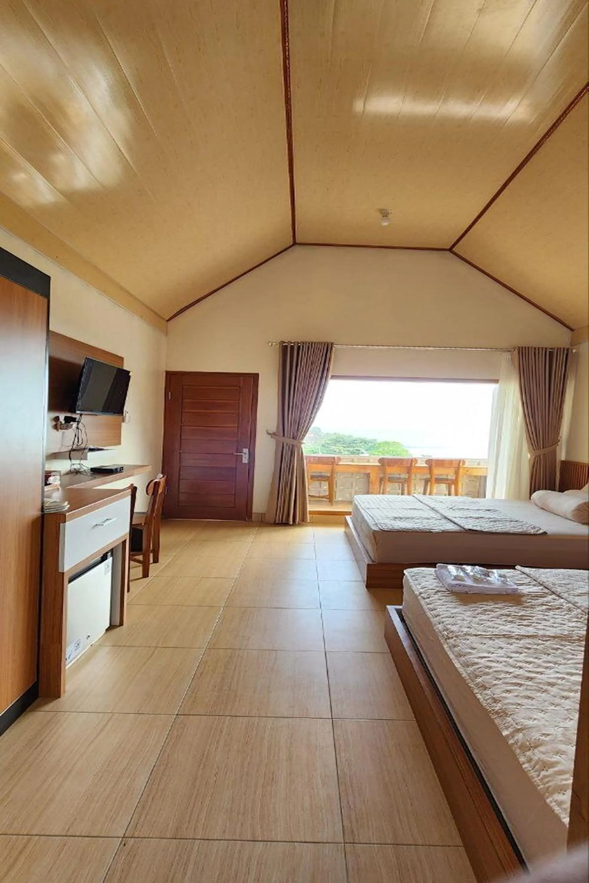 Bed in Villa Kopiori