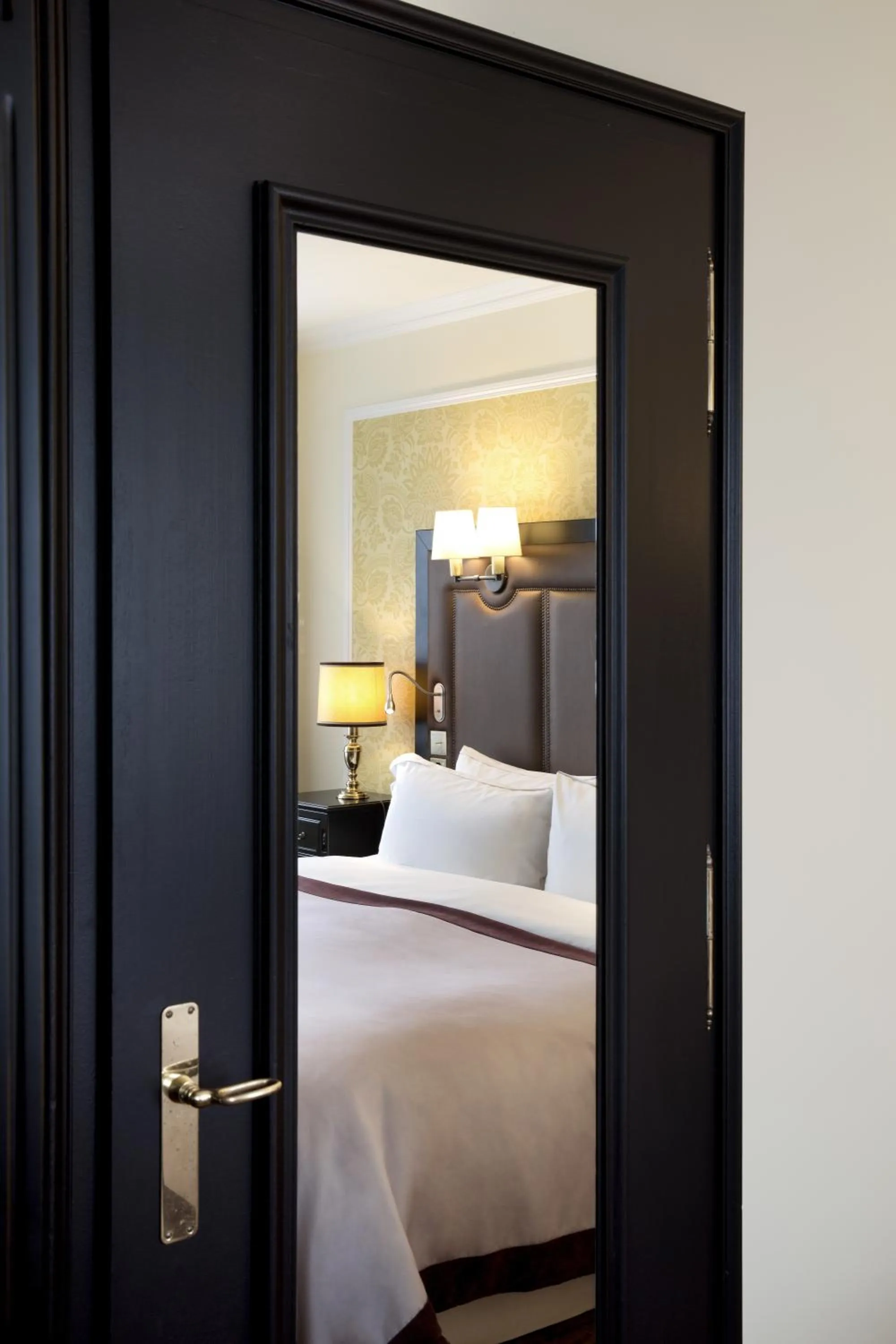 Decorative detail, Bed in Hotel Rotary Geneva - MGallery