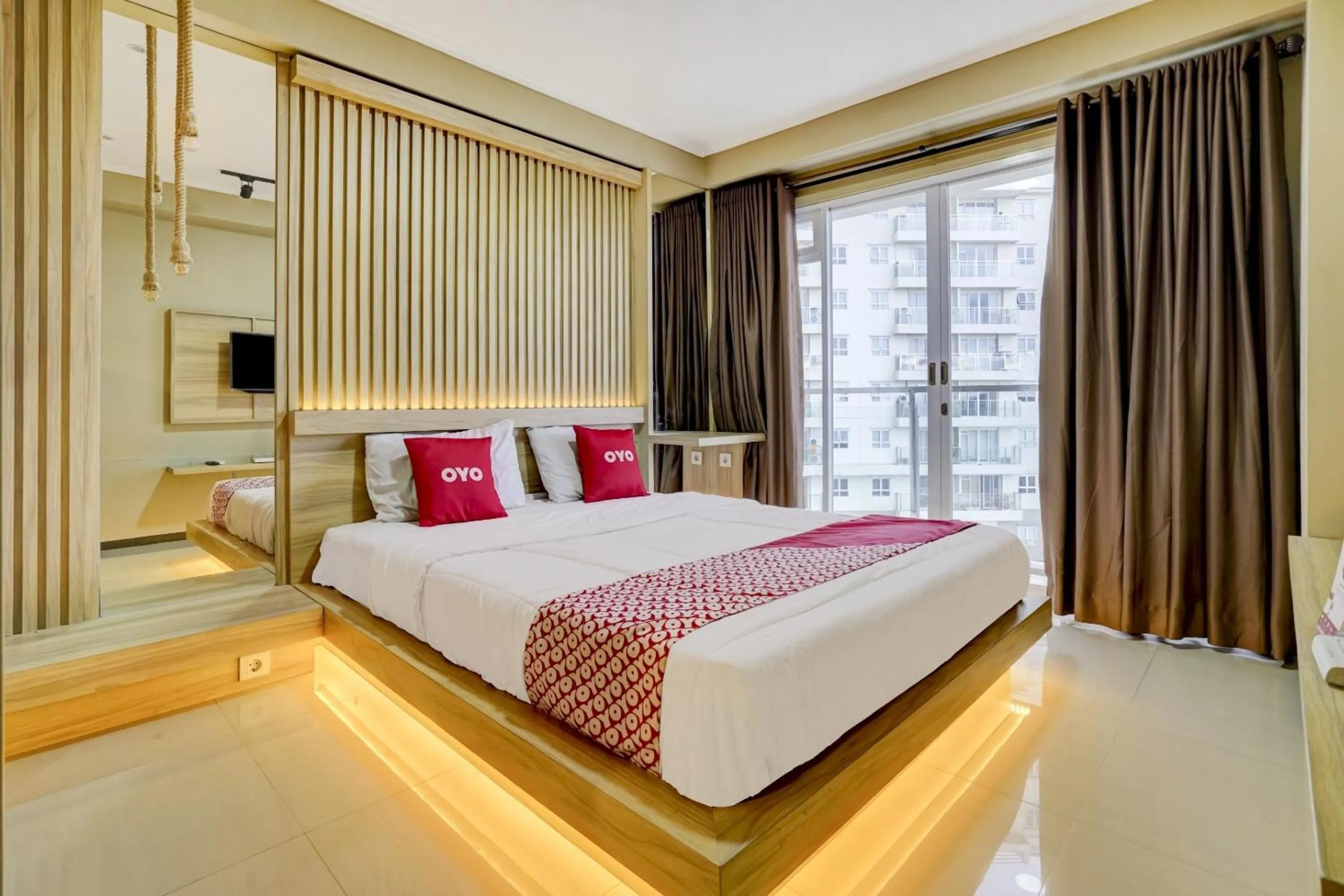 Bedroom in Collection O 90205 Queen Rent Apartment Gateway Pasteur