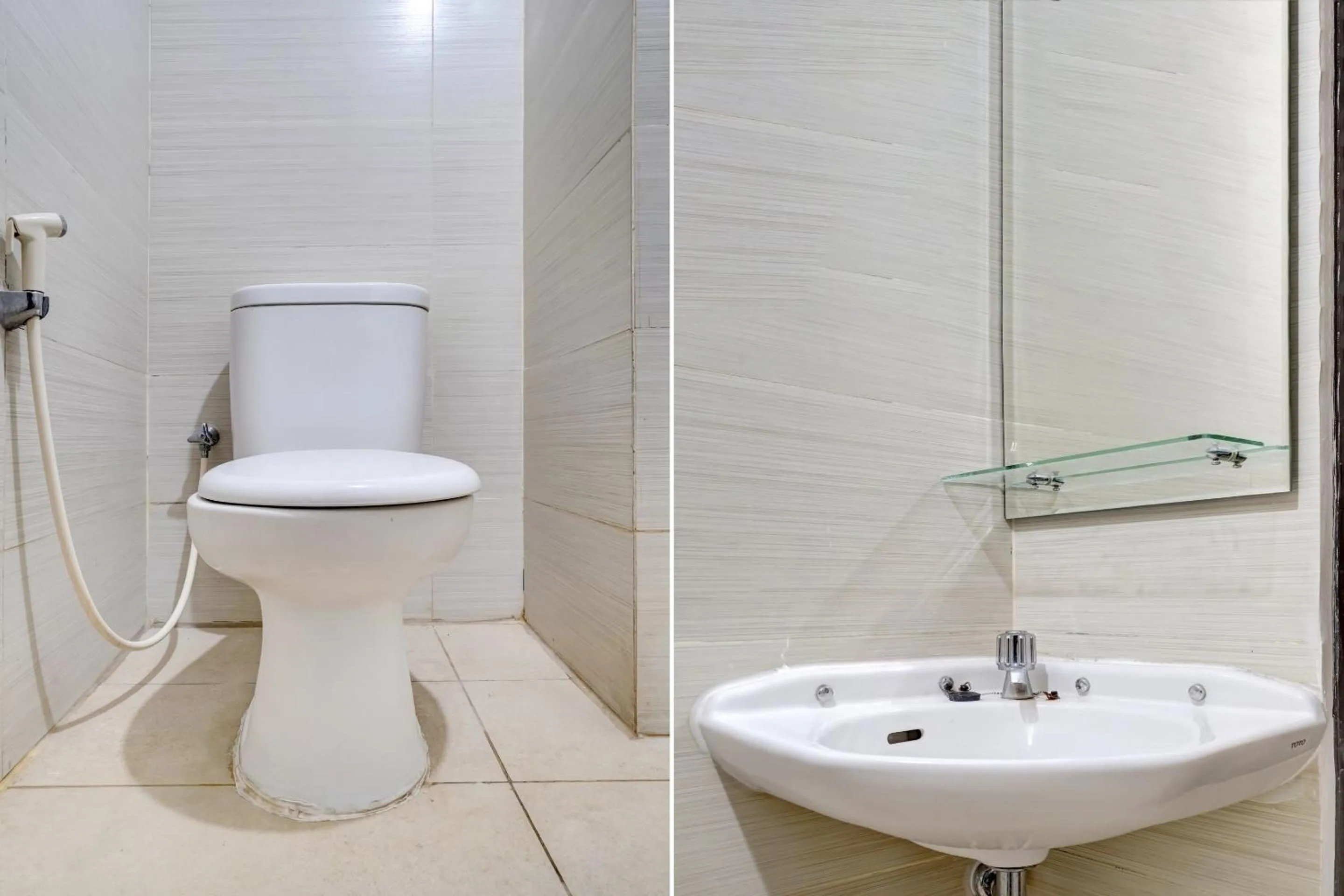 Bathroom in Collection O 90205 Queen Rent Apartment Gateway Pasteur