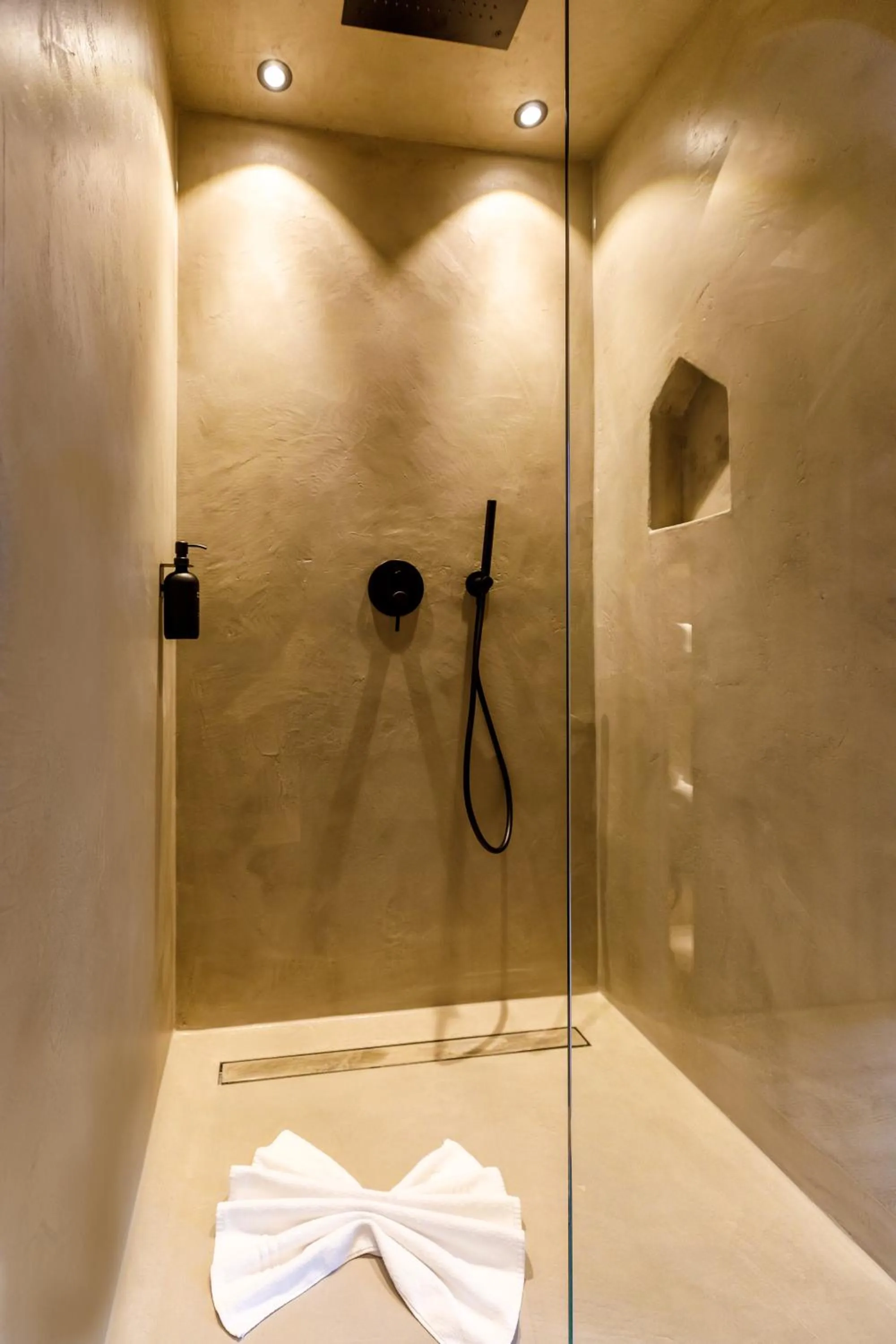 Shower in Hotel Arthus