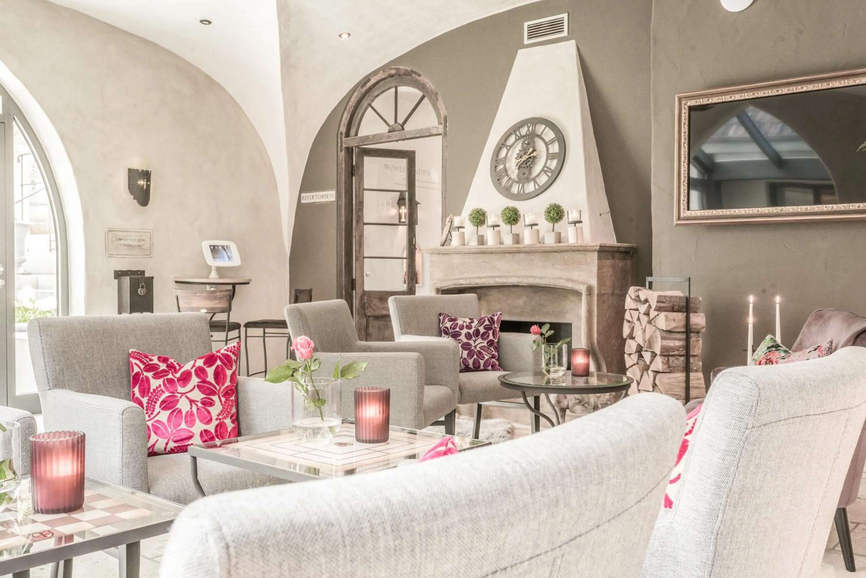 Lobby or reception in Hotel Arthus