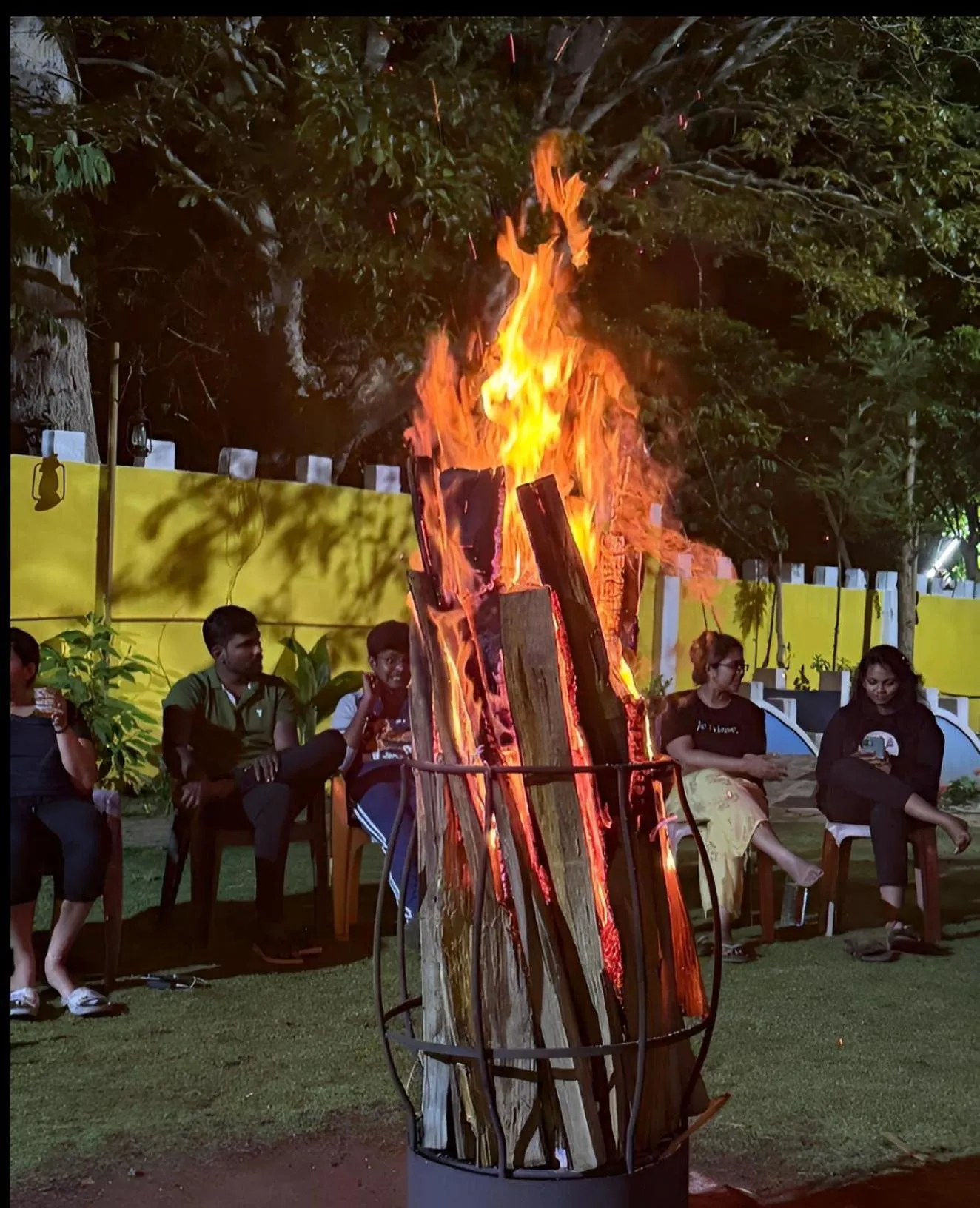 fireplace in Hill Fort Hotel And Resorts Yelagiri Hills