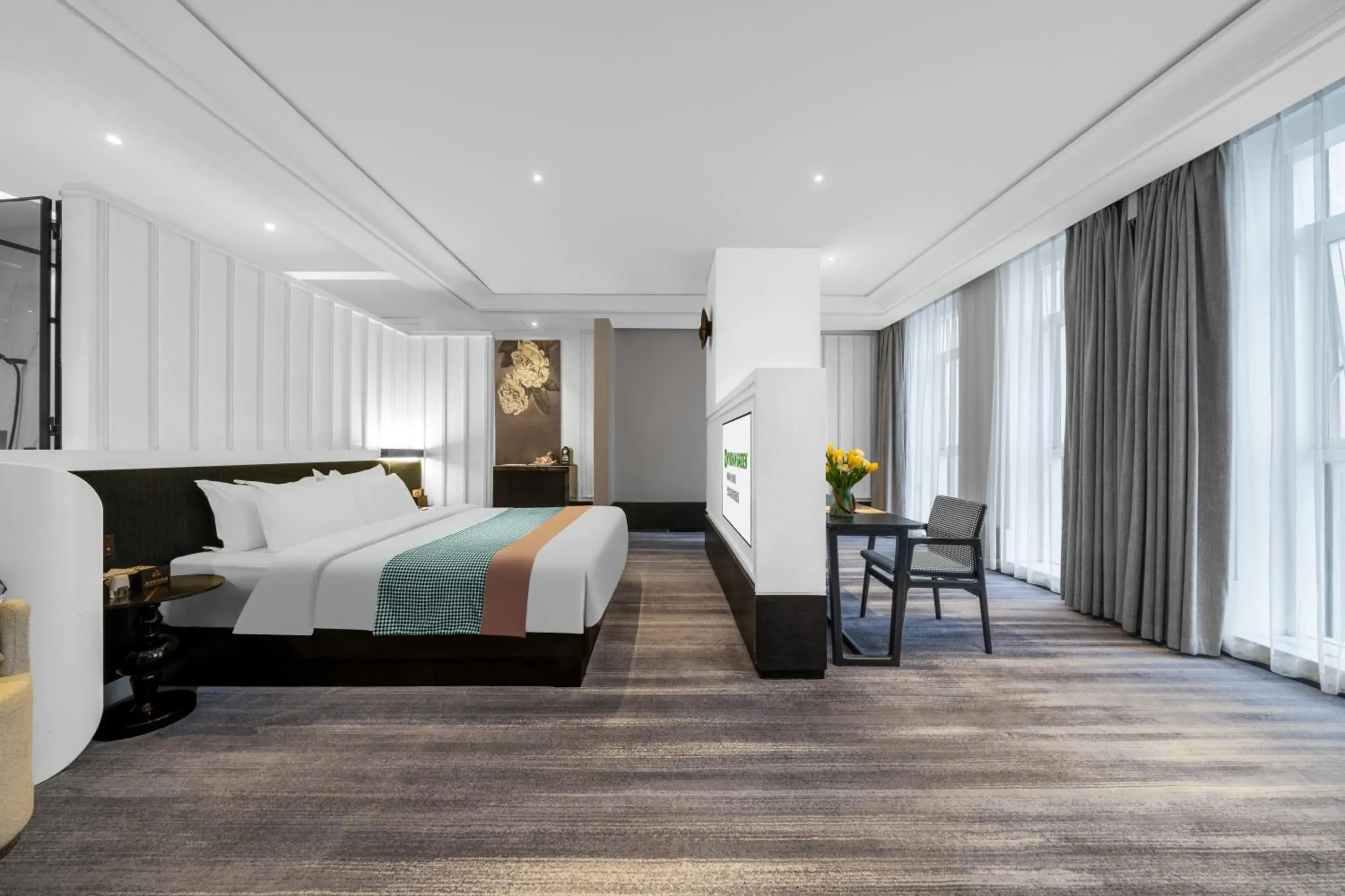 Family King Room in Wyndham Garden Wuhan Hankou Family King Room in Wyndham Garden Wuhan Hankou