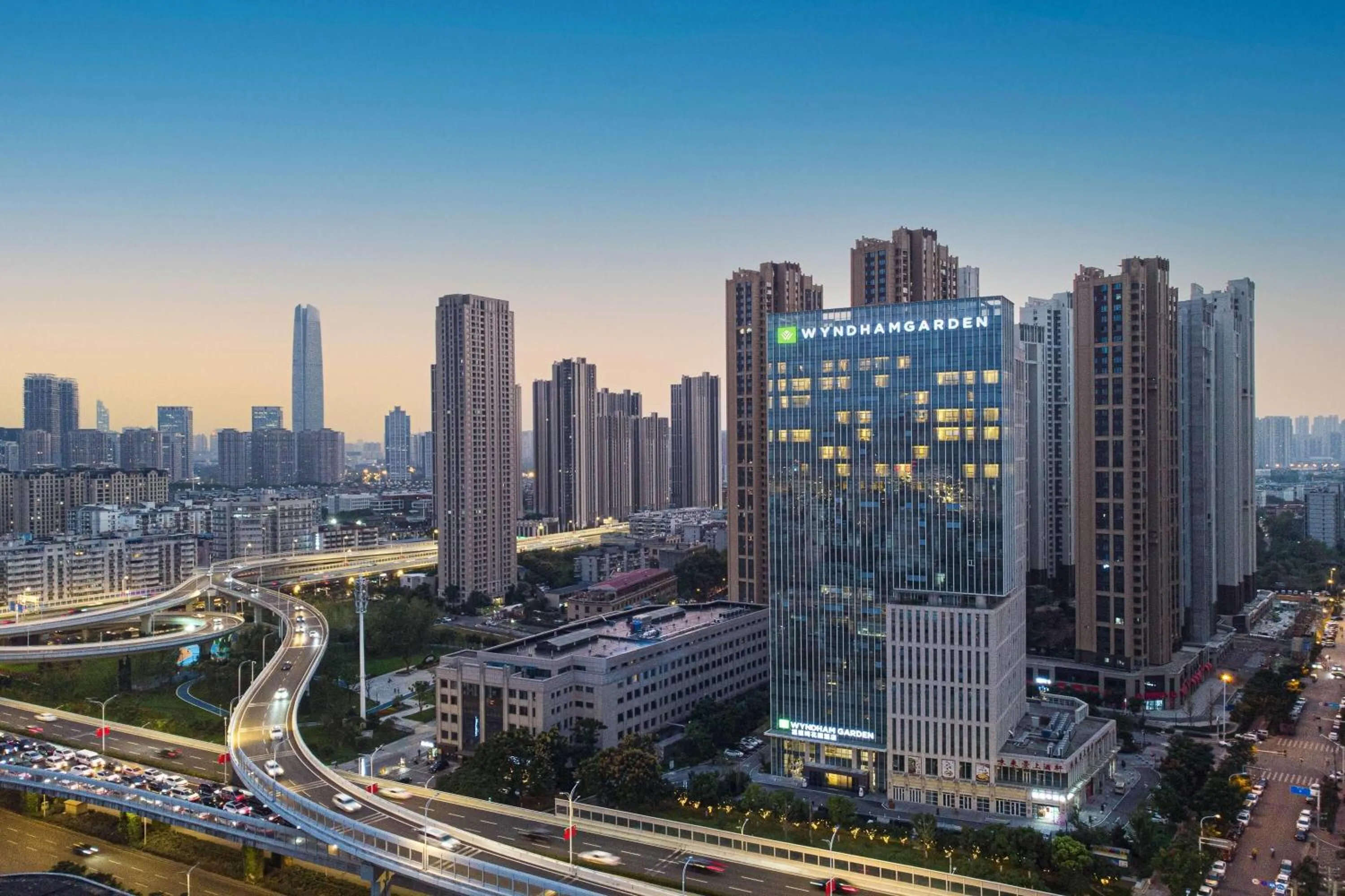 Property building in Wyndham Garden Wuhan Hankou