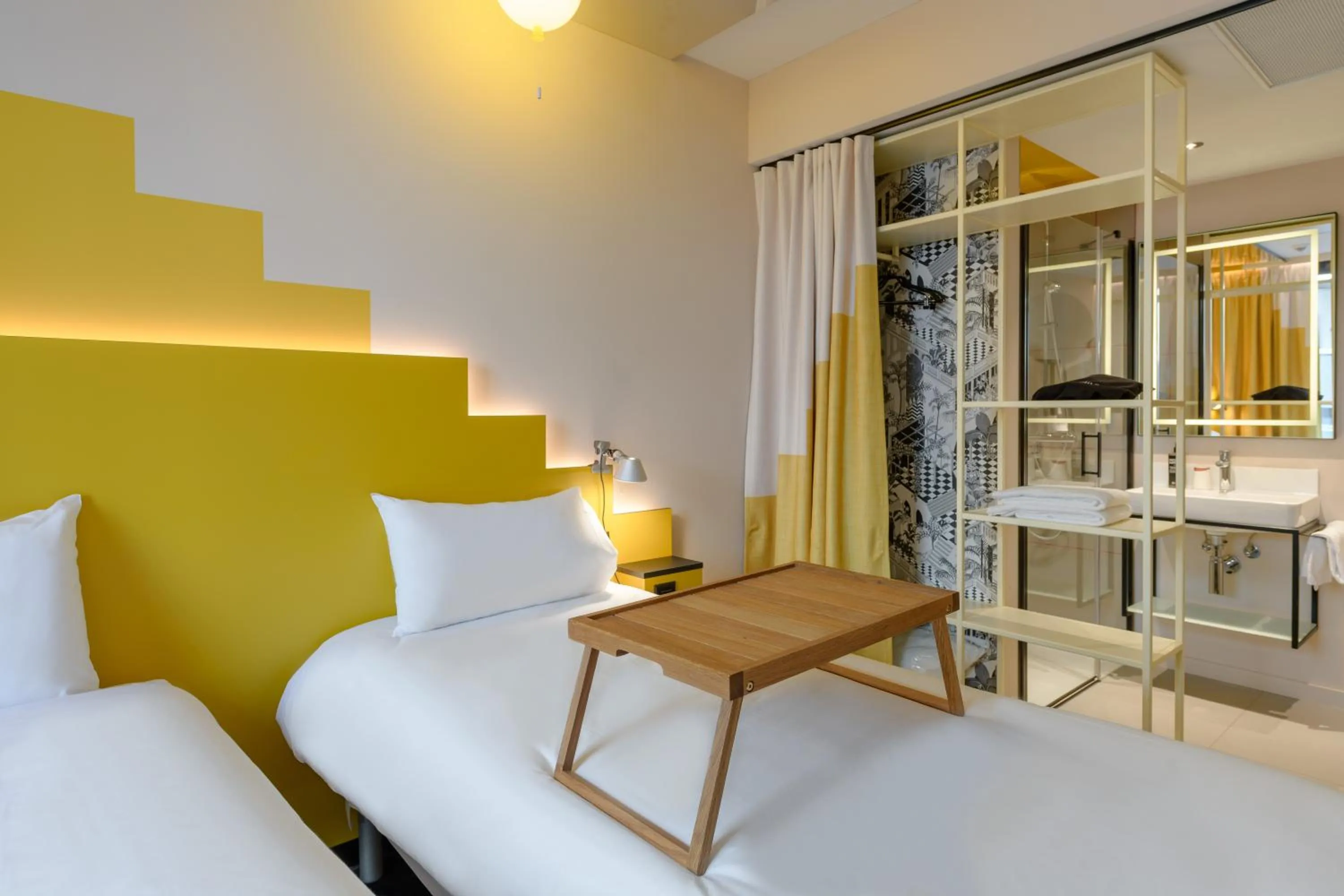 Bedroom, Bed in ibis Styles Zurich City Center