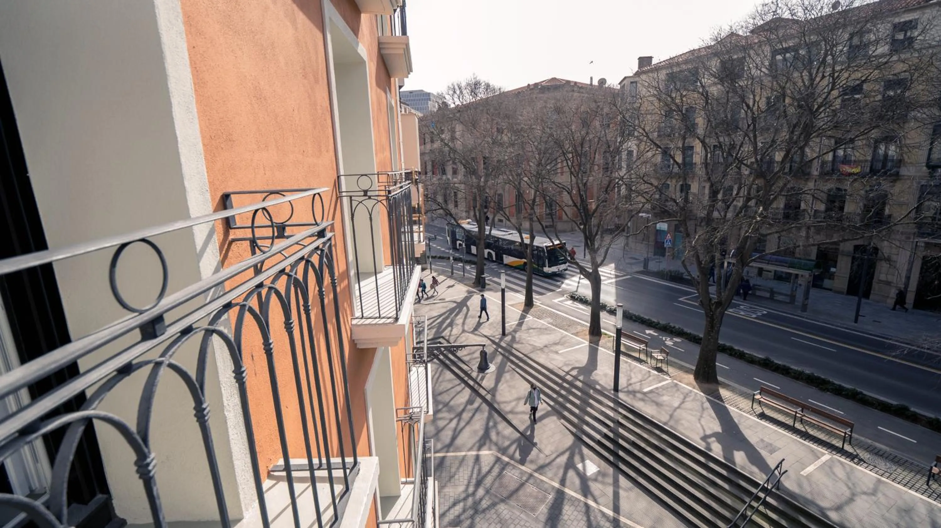 Balcony/Terrace in Hotel Ciudadela Pamplona