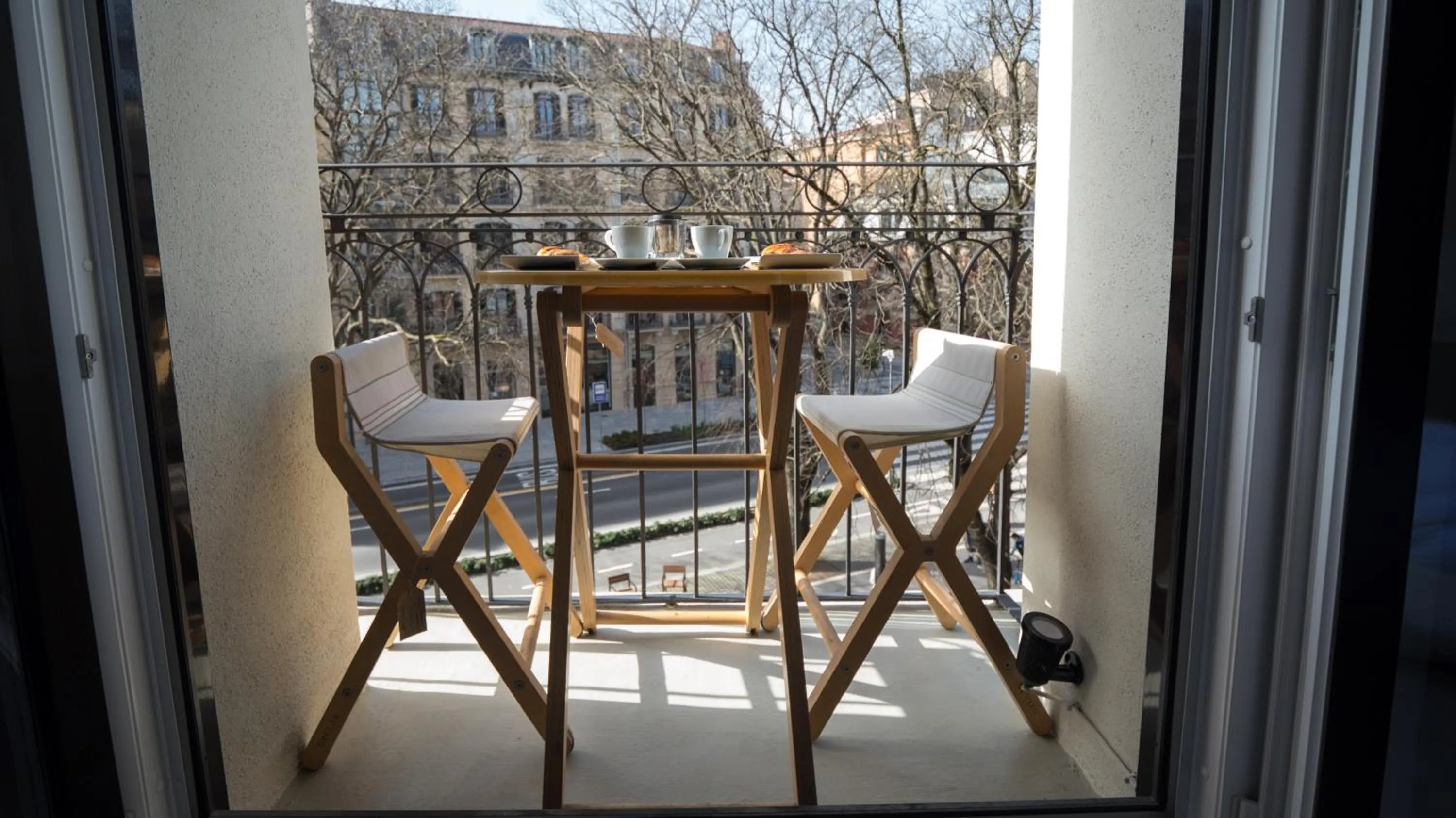 Balcony/Terrace in Hotel Ciudadela Pamplona