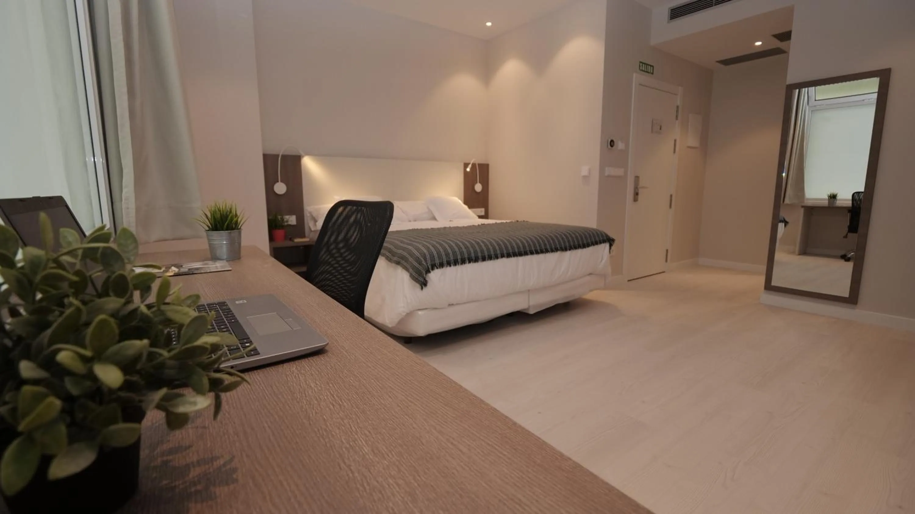 Bed in Hotel Ciudadela Pamplona